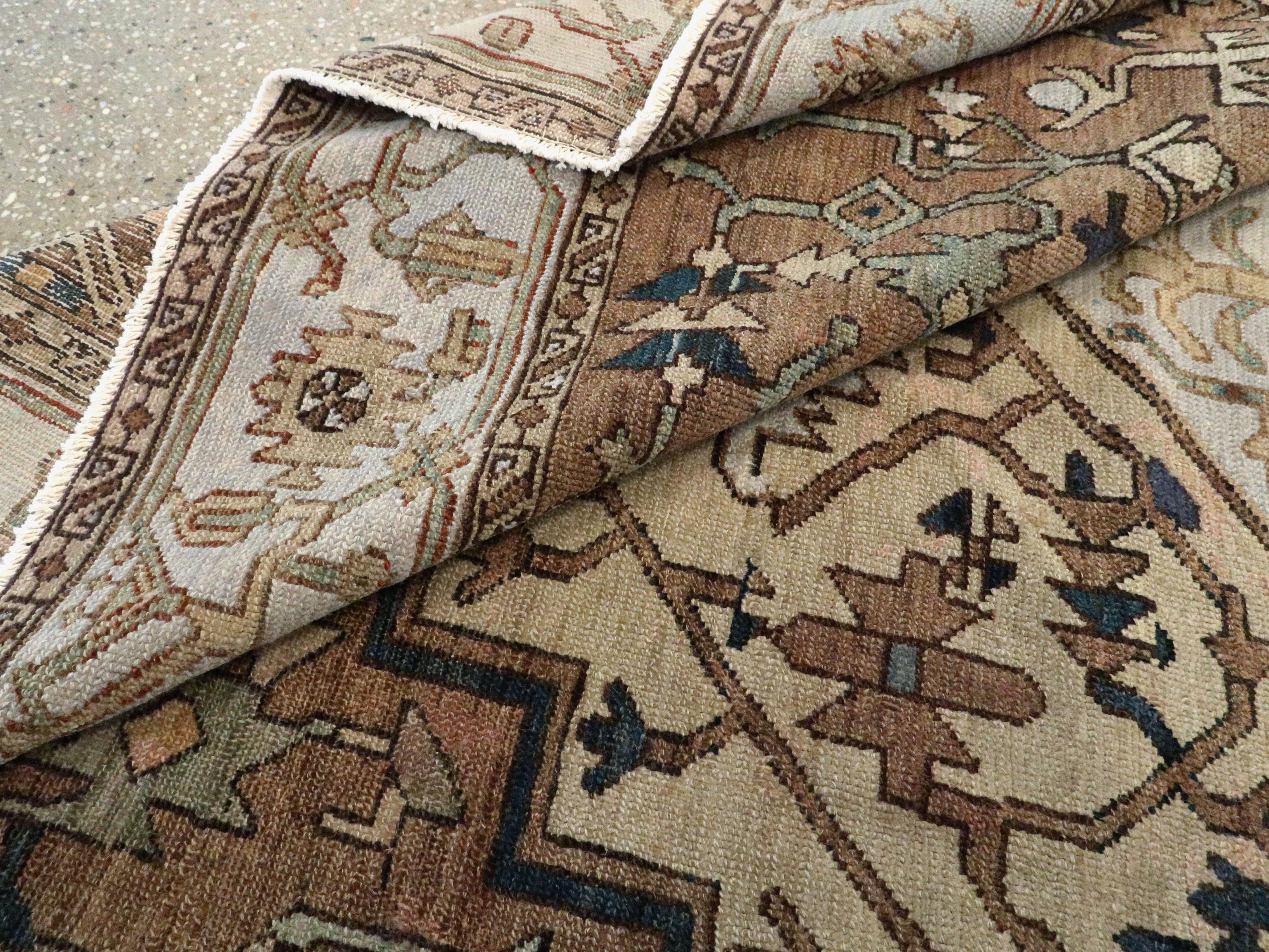 Antique Persian Heriz Carpet For Sale 7
