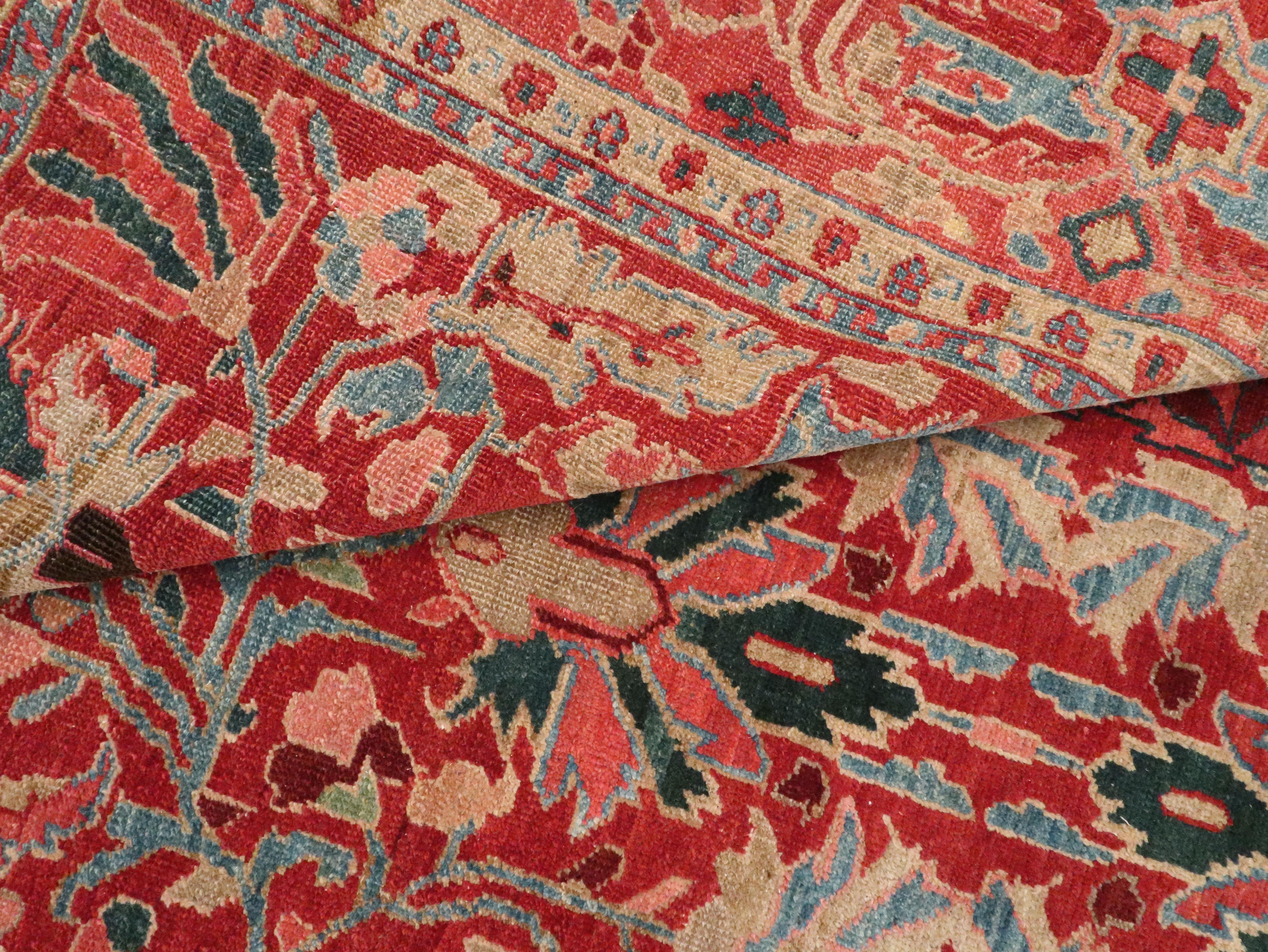 Antique Persian Heriz Carpet 8