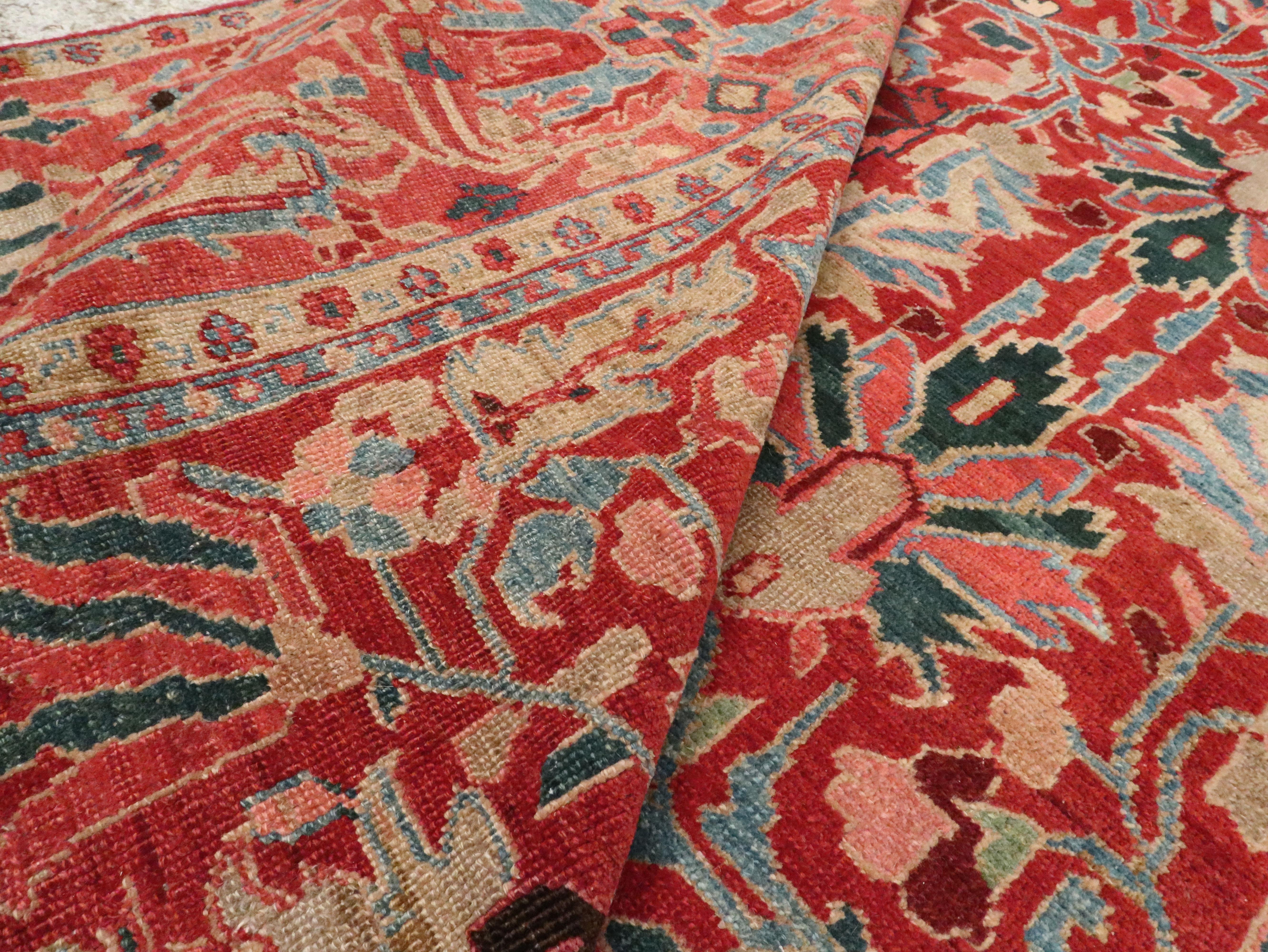 Antique Persian Heriz Carpet 9