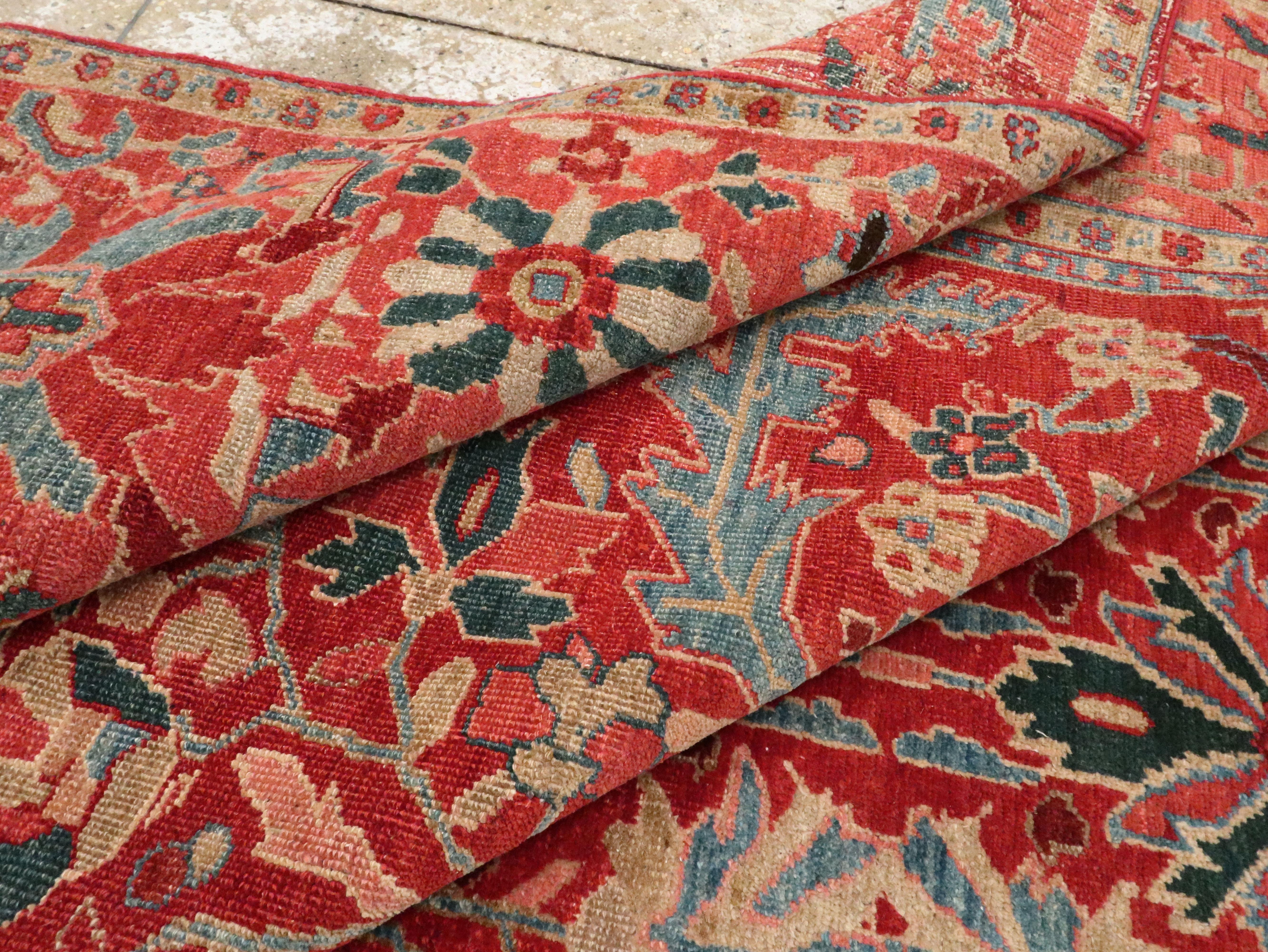 Antique Persian Heriz Carpet 11