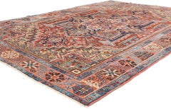 1920's Persian Heriz Carpet with Modern Style and Timeless Elegance