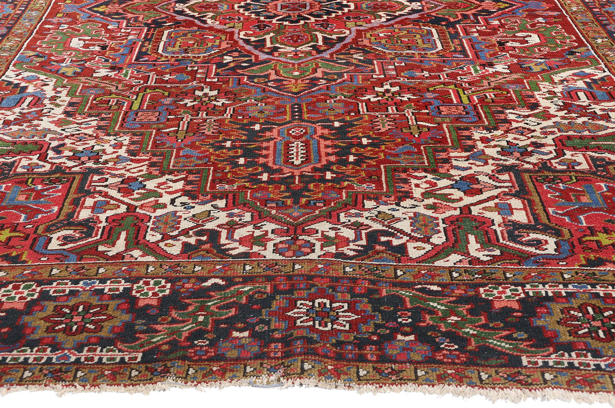 Perse Tapis persan ancien Heriz en vente