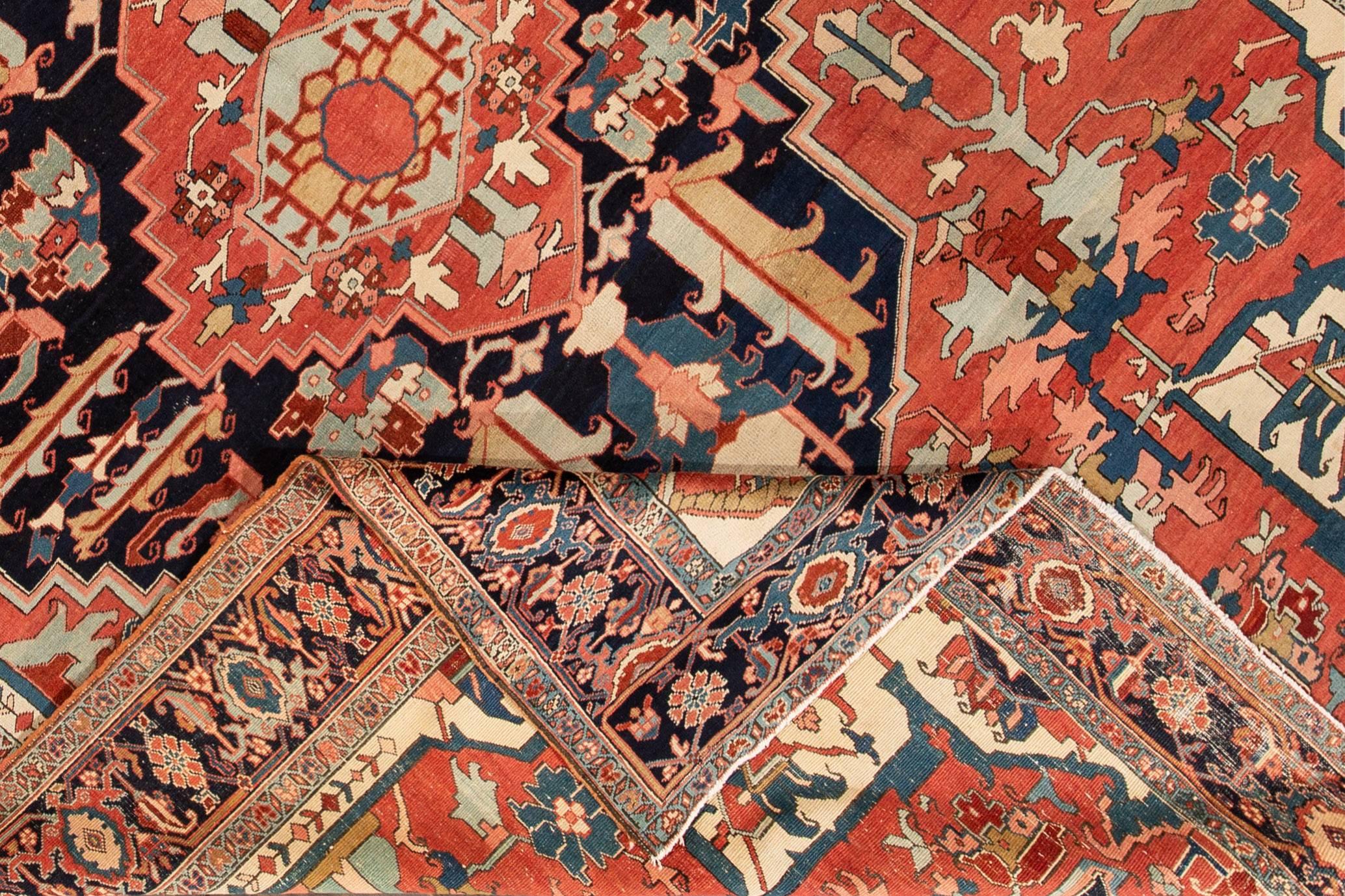 Antique Persian Heriz Carpet 1