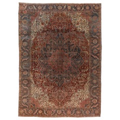 Antique Persian Heriz Carpet