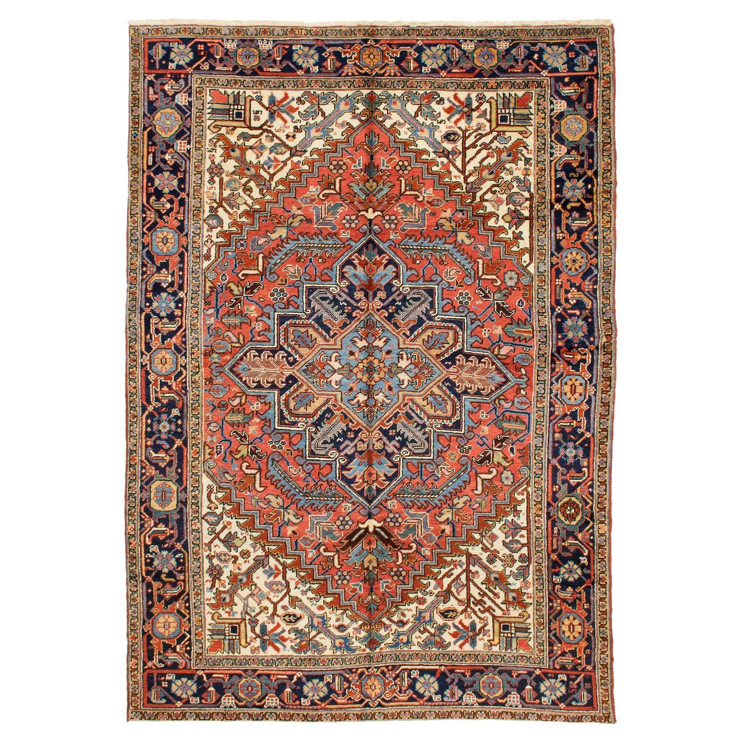 Antiker persischer Heriz-Teppich