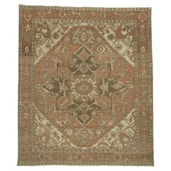 Antique Persian Heriz Carpet