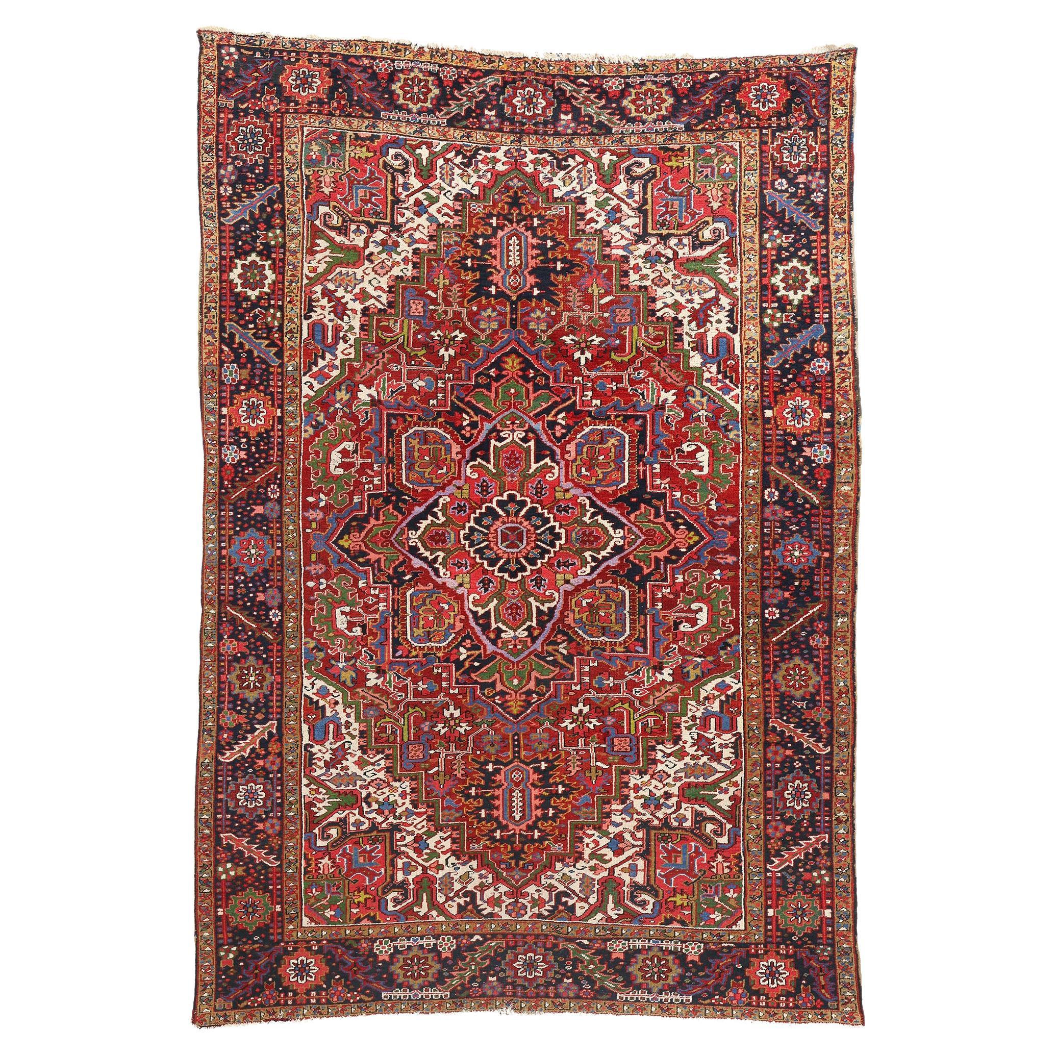 Tapis persan ancien Heriz