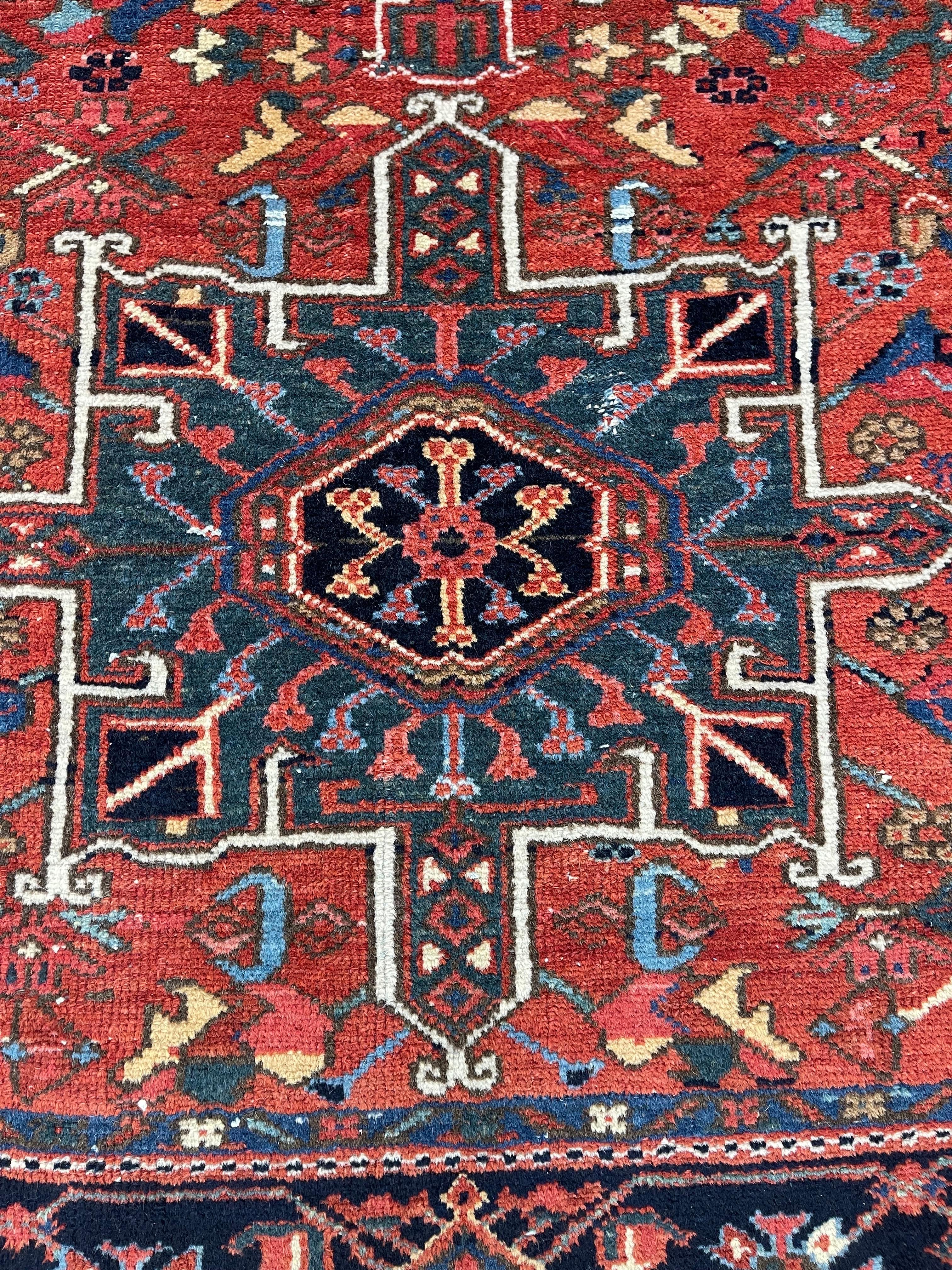 Antique Persian Heriz, circa 1930 For Sale 1