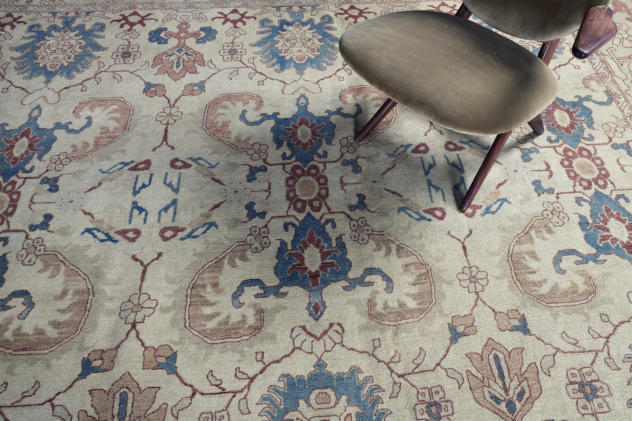 Antike persische Heriz im Angebot 5