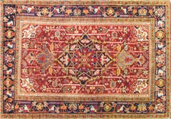 Antique Persian Heriz, 3'7" x 5'