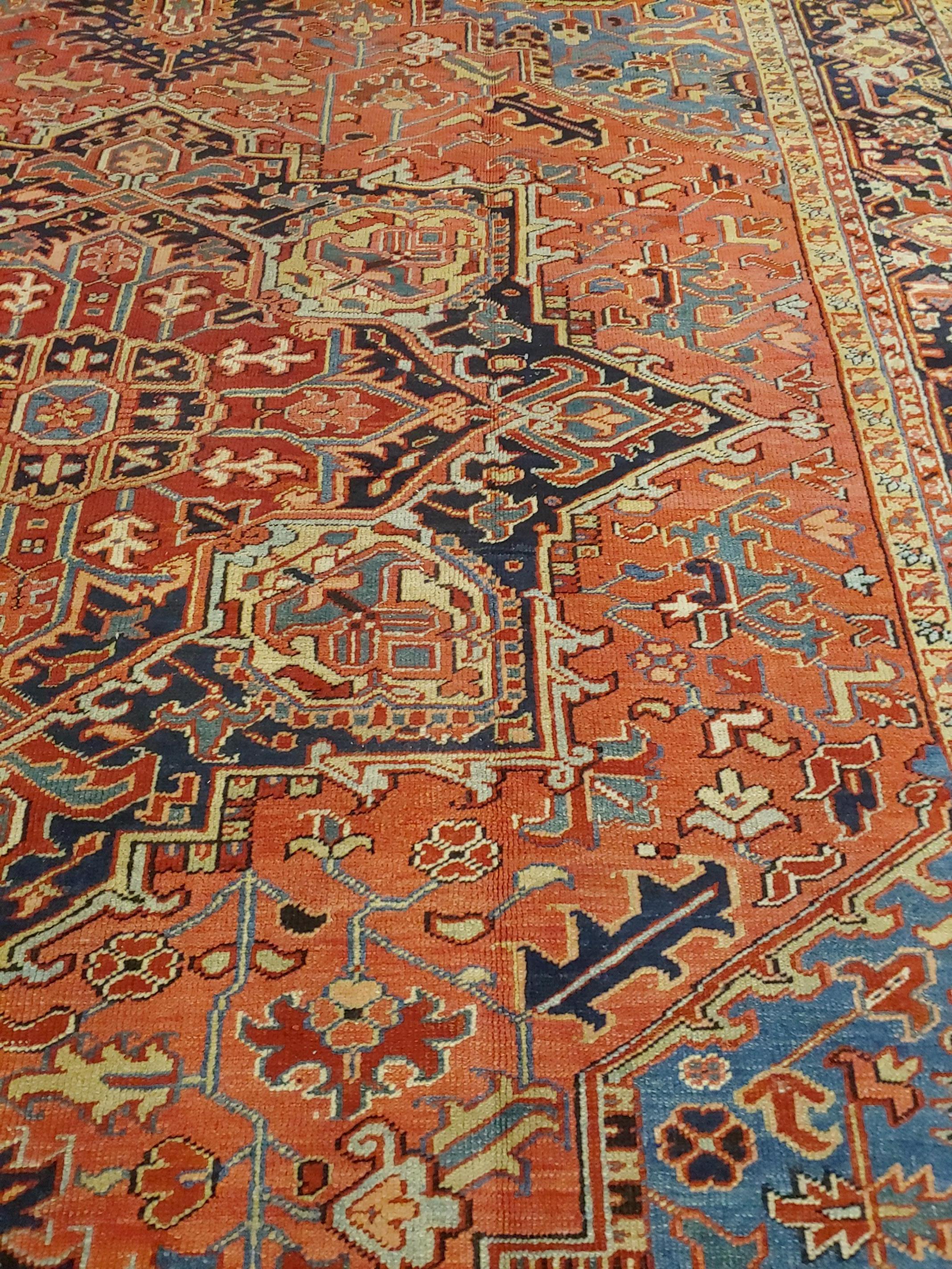 coral persian rug