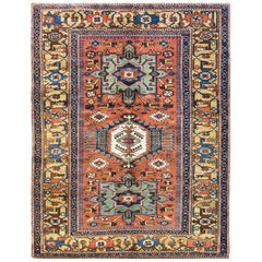 Antike  Persischer Heriz / Karaja / Serapi-Teppich, 5'2" x 6'8"