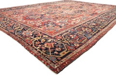 Antique Persian Heriz Palatial Carpet, 13'04 x 18'05