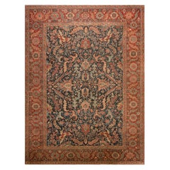 Antique Early 20th Century N.W. Persian Heriz Carpet ( 10' x 13'6" - 305 x 412 )