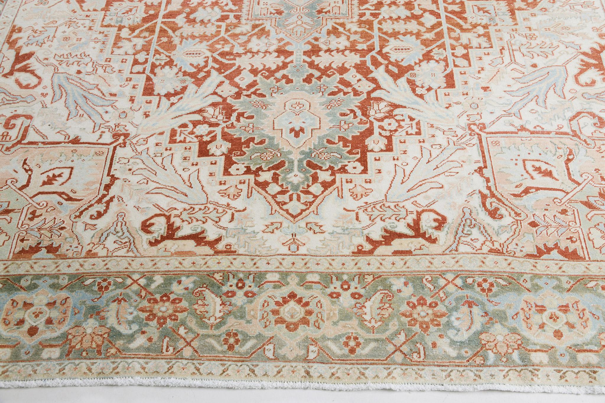 Antique Persian Heriz Rug 29735 For Sale 1