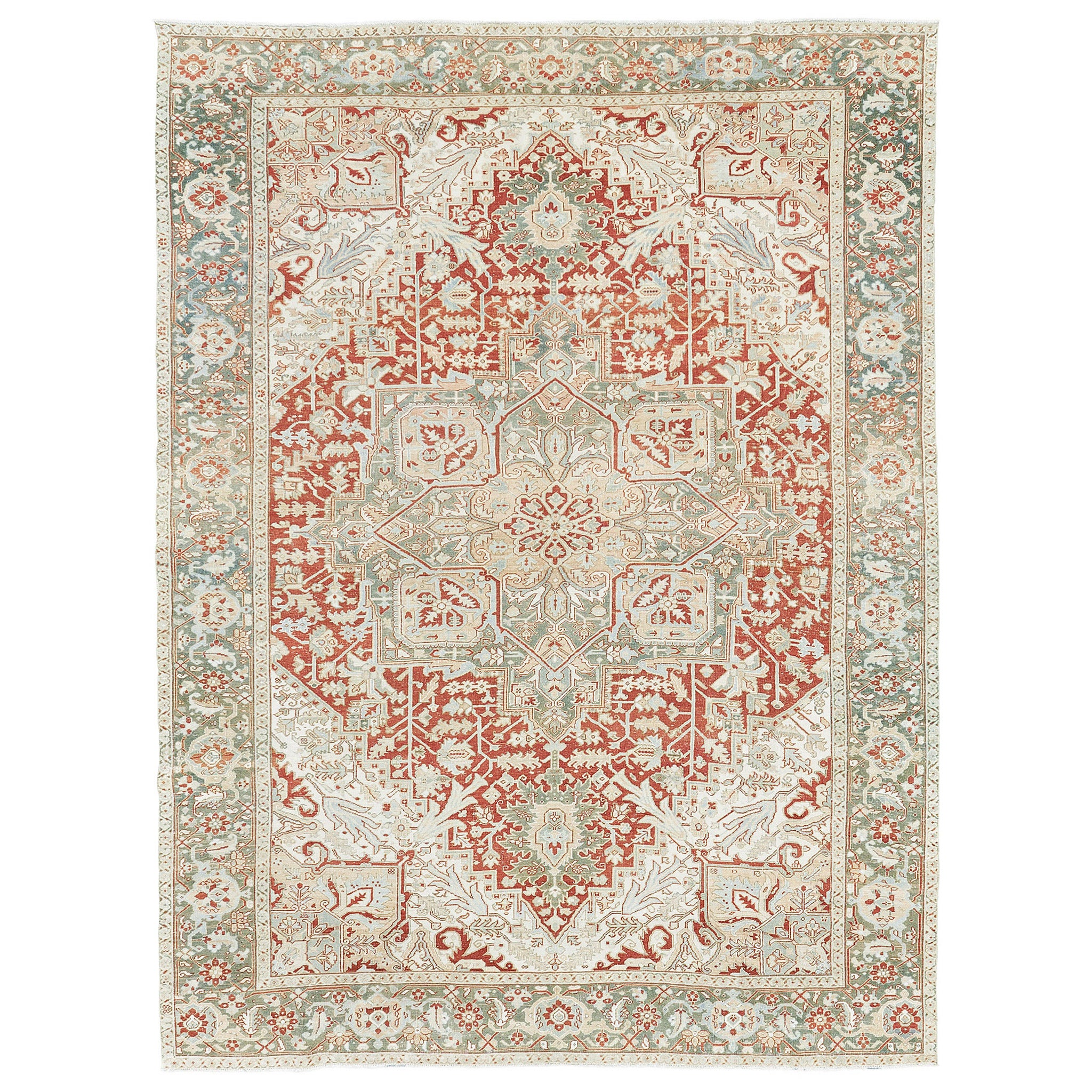 Tappeto antico persiano Heriz 29735