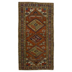 Antiker persischer Heriz-Teppich 3'0" x 5'10"