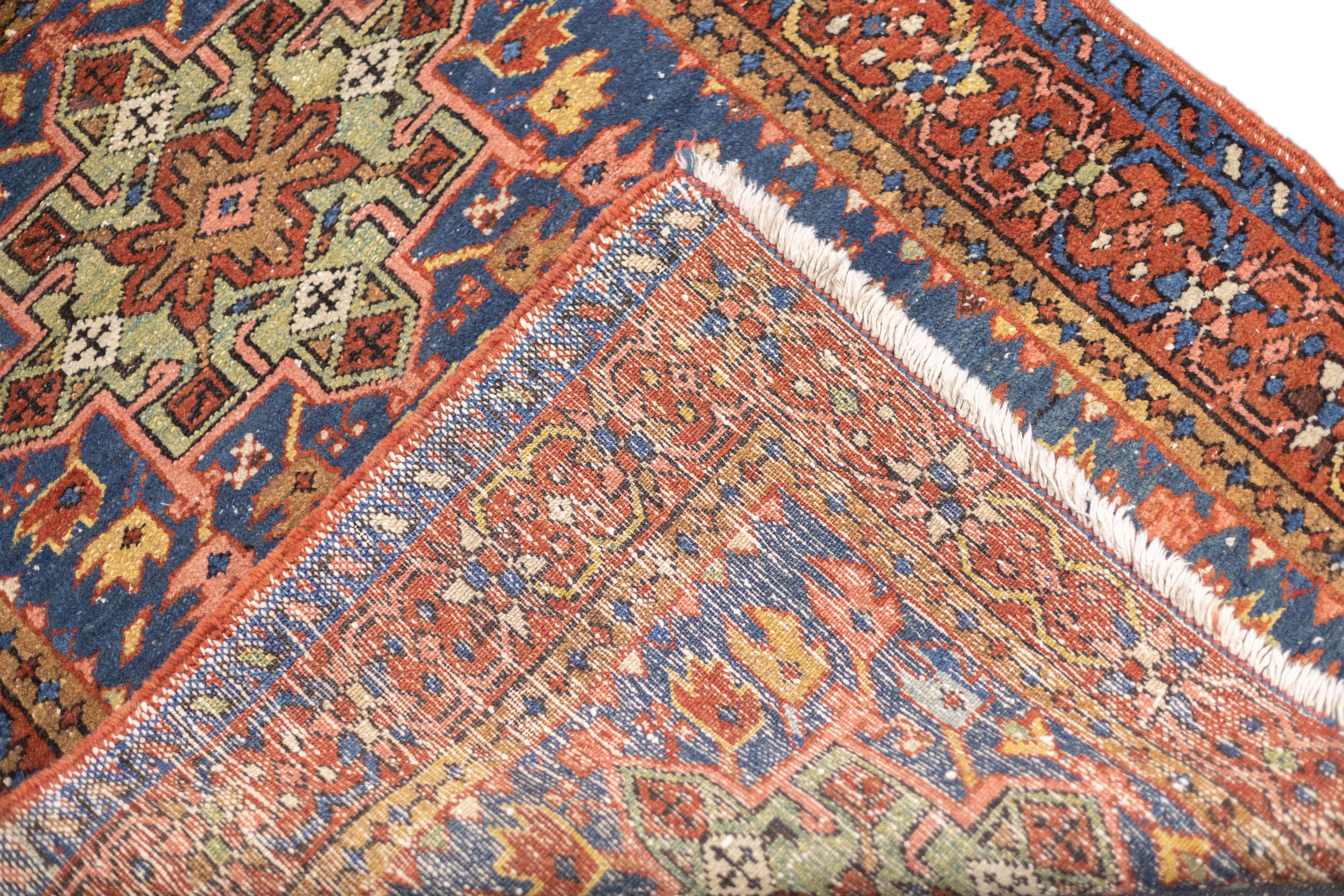Antique Persian Heriz Rug 3'1'' x 3'11'' For Sale 6