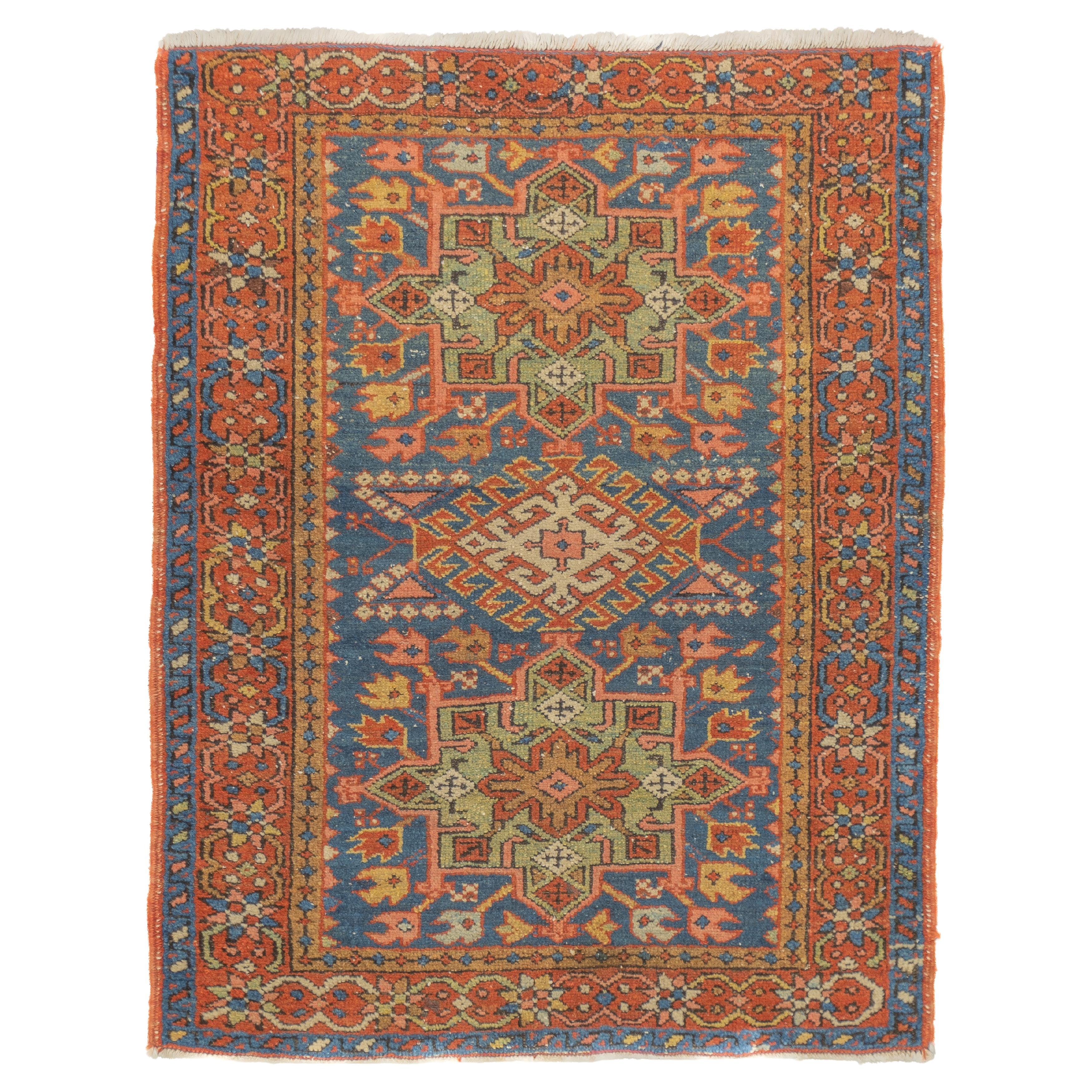 Antique Persian Heriz Rug 3'1'' x 3'11''