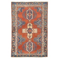 Antique Persian Heriz Rug 3'10'' x 4'5''