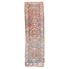 Antique Persian Heriz Rug 3'5'' x 10'1''