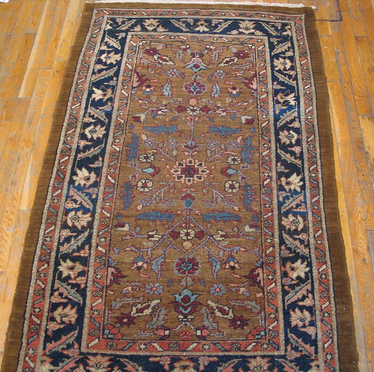 Heriz Serapi Early 20th Century N.W. Persian Heriz Rug ( 3'7
