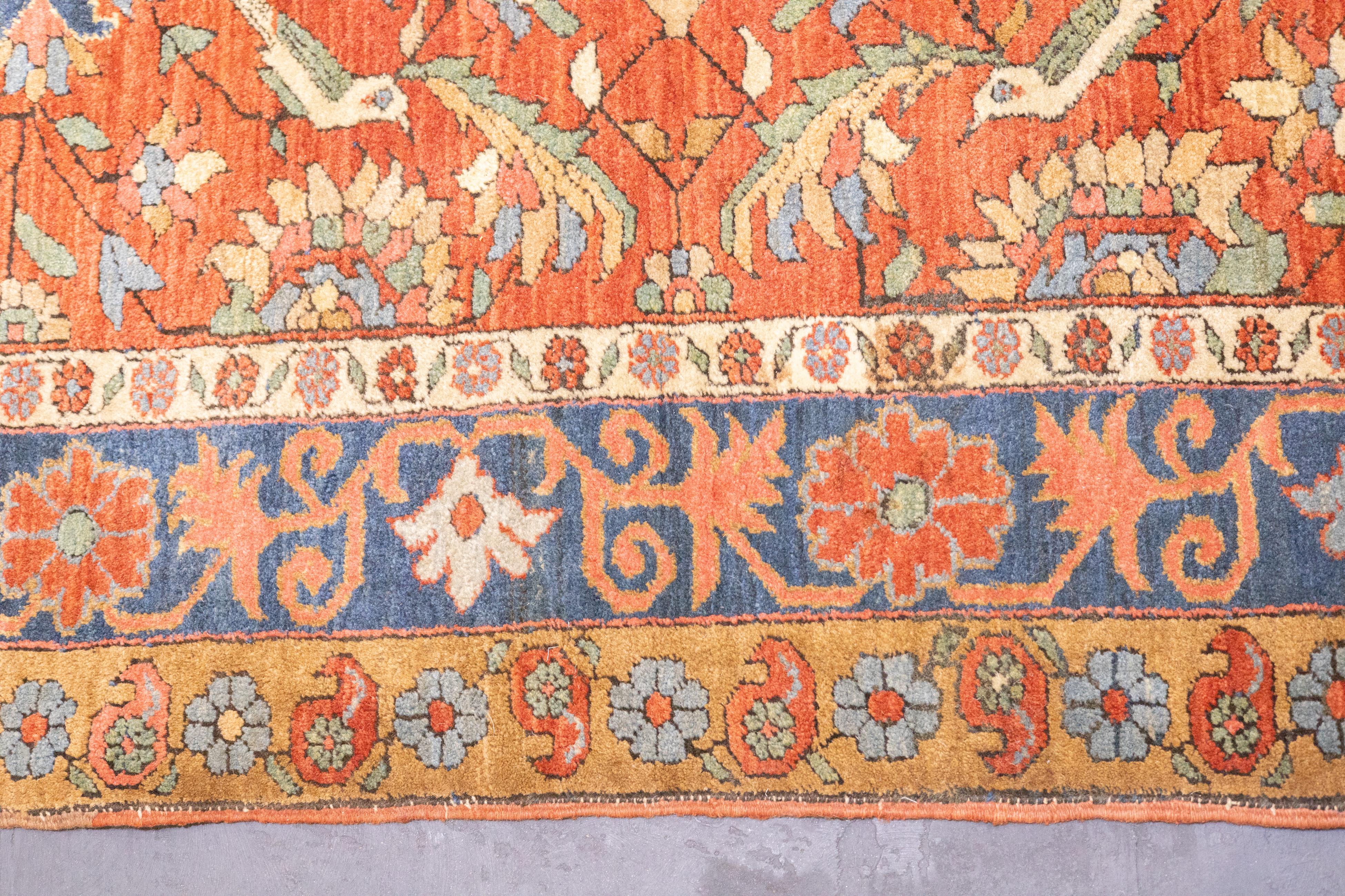 Antique Persian Heriz Rug 4'10'' x 6'6'' For Sale 1