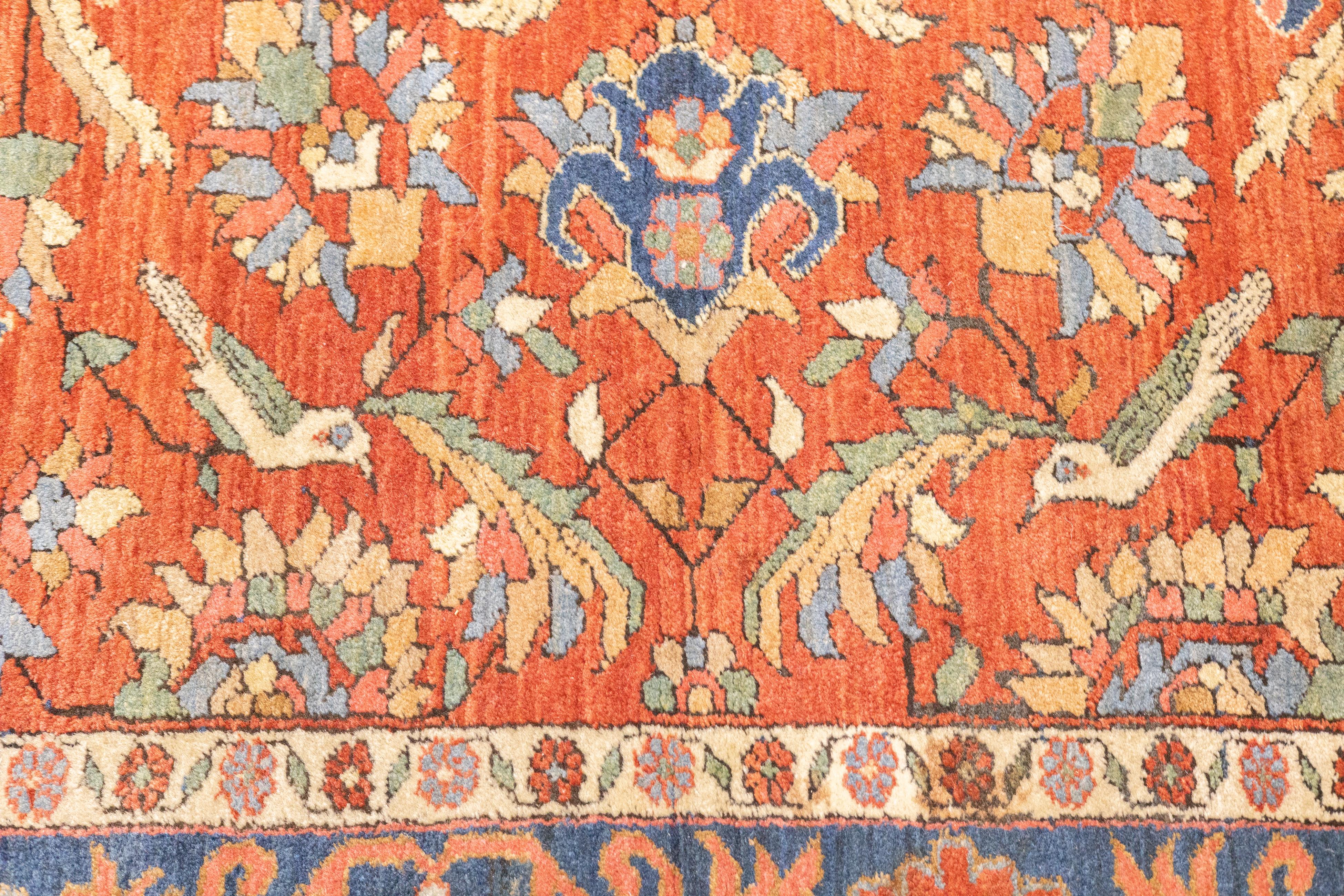 Antique Persian Heriz Rug 4'10'' x 6'6'' For Sale 2