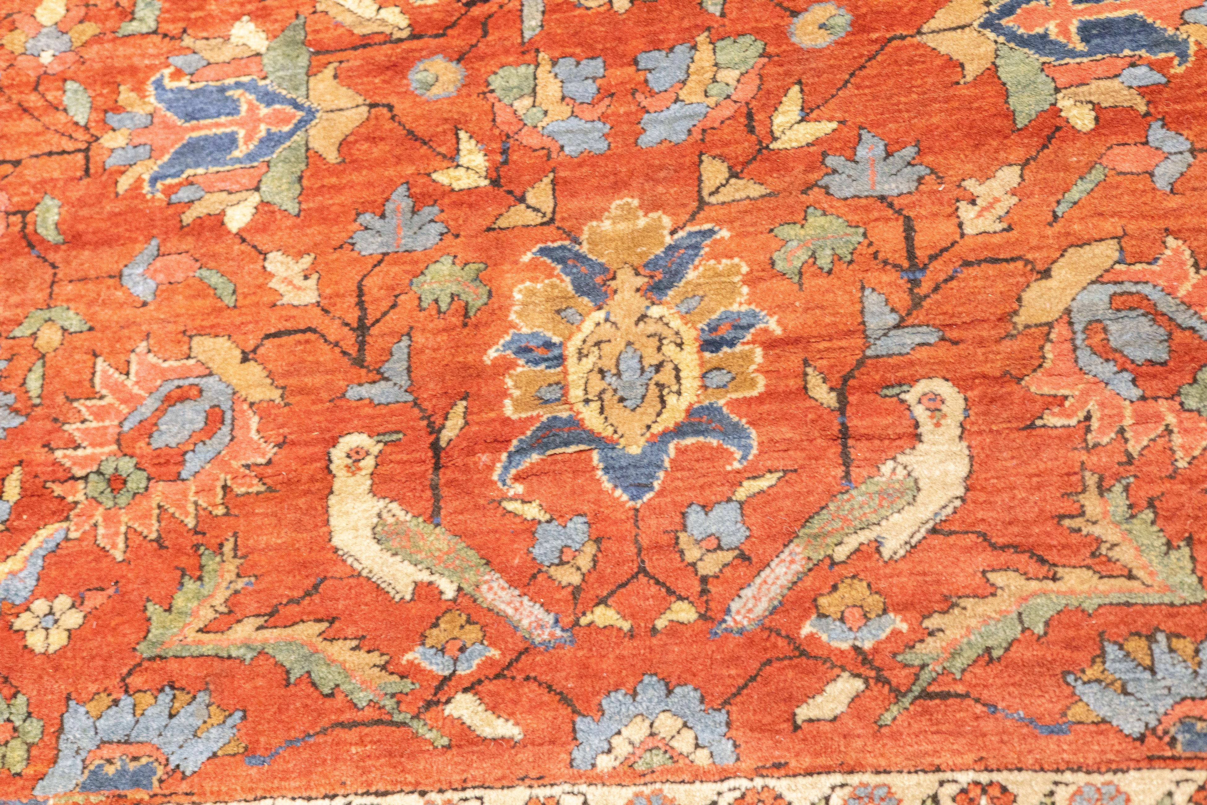 Antique Persian Heriz Rug 4'10'' x 6'6'' For Sale 3