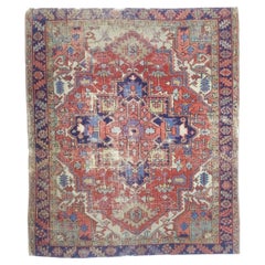 Antique Persian Heriz Rug 5’0" x 5’10"