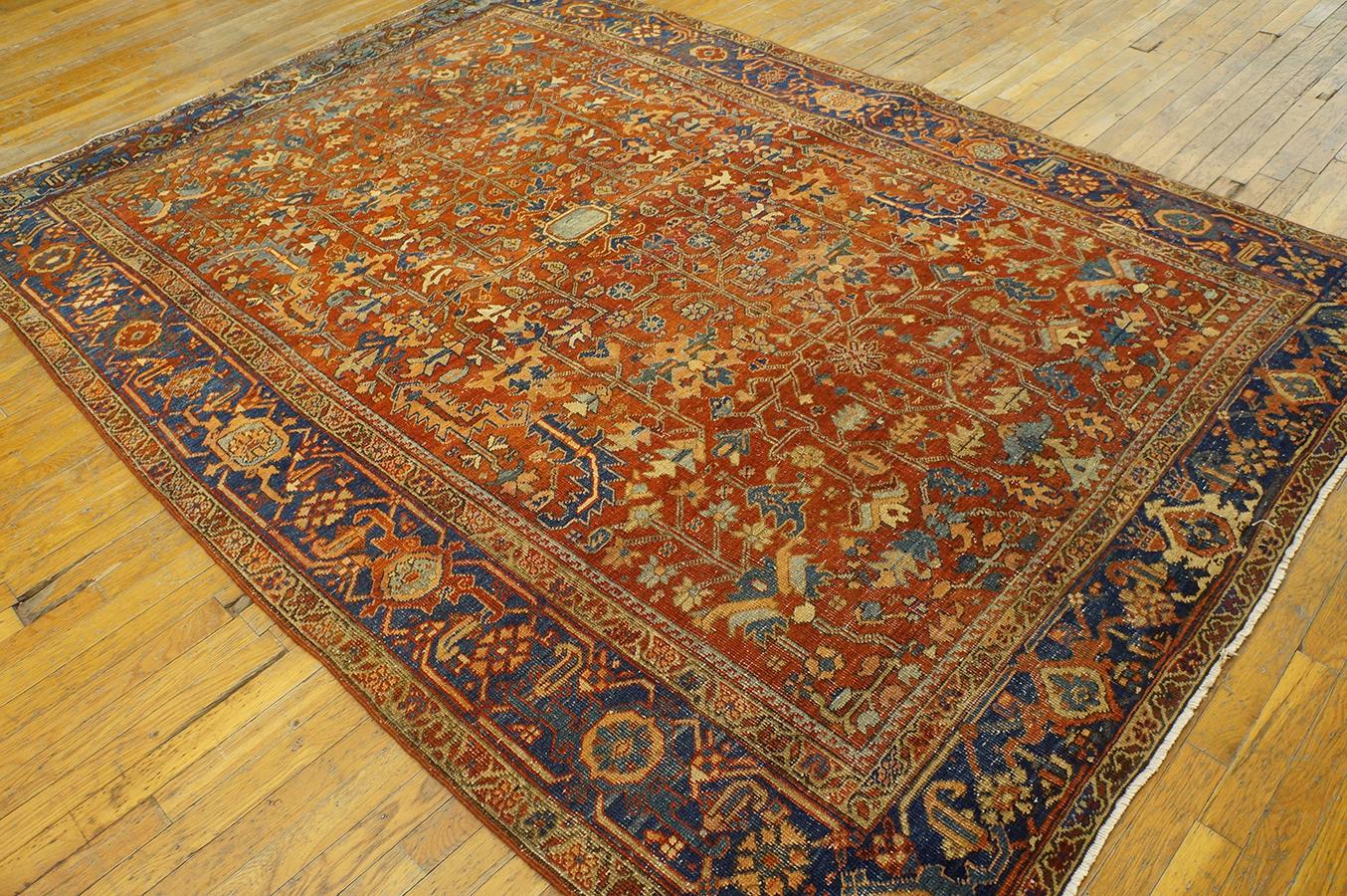 Heriz Serapi Early 20th Century N.W.  Persian Heriz Carpet ( 6'4''x 9'1'' - 193 x 277 ) For Sale