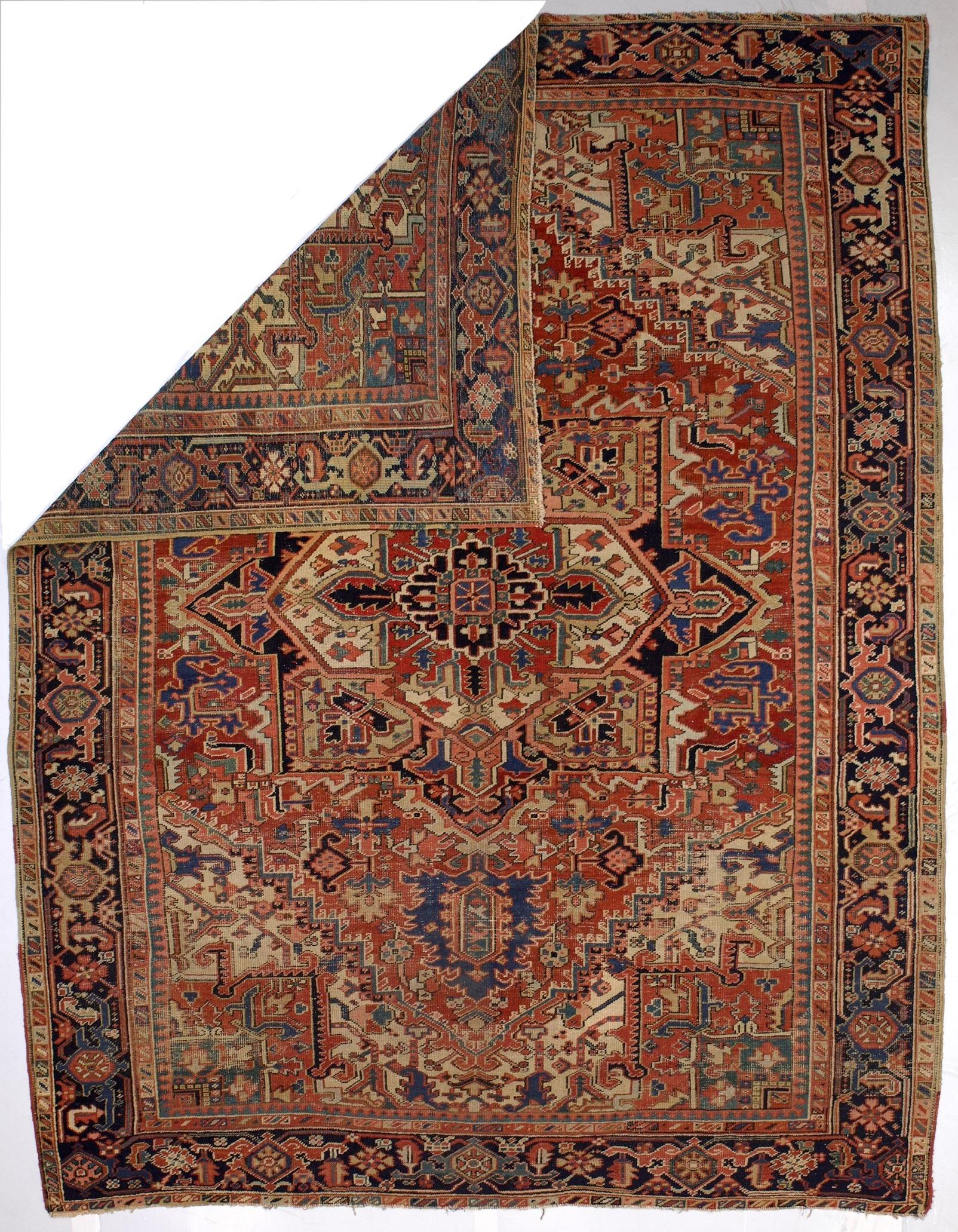 Tapis ancien persan Heriz 8'6