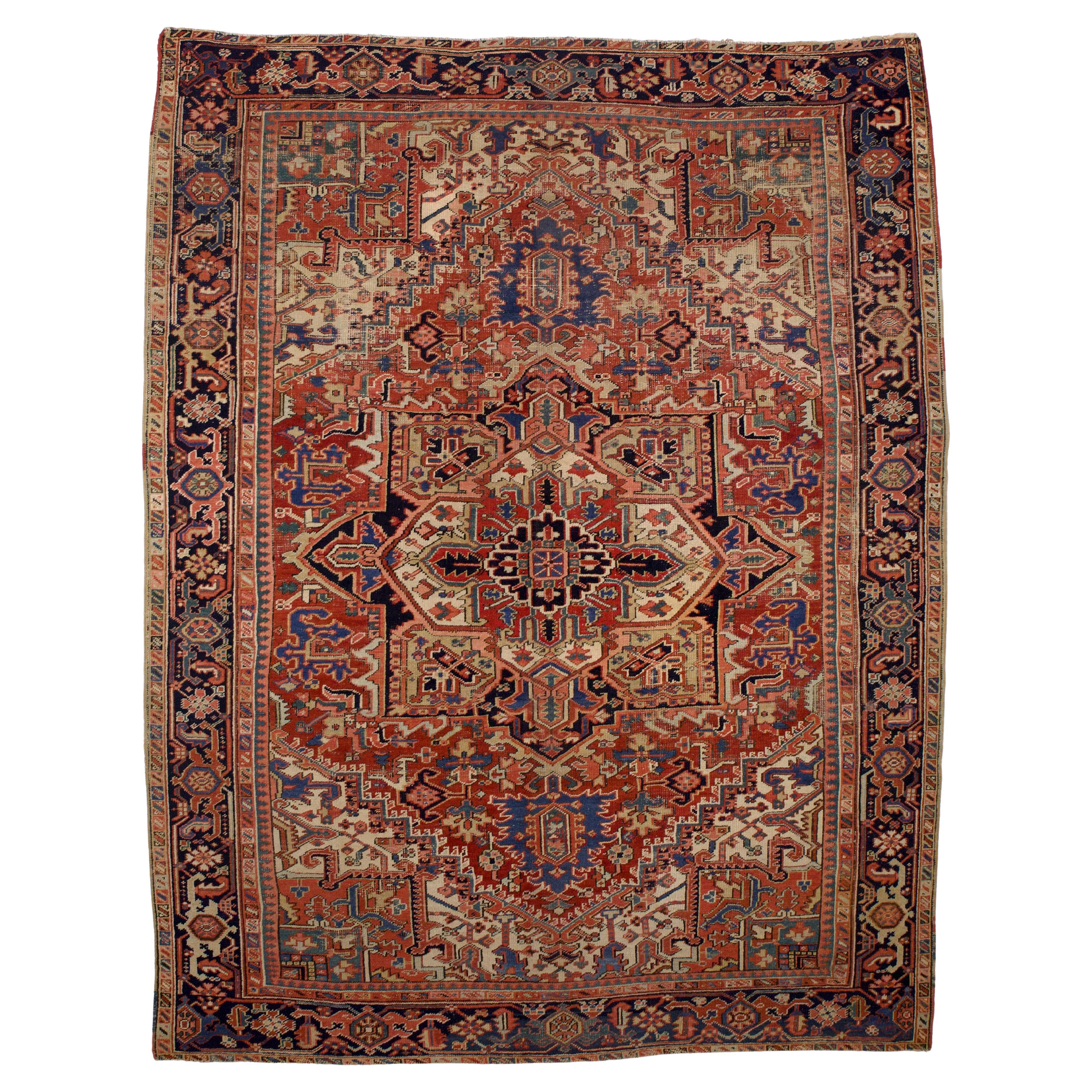 Alfombra Persa Heriz Antigua 8'6" x 11'1