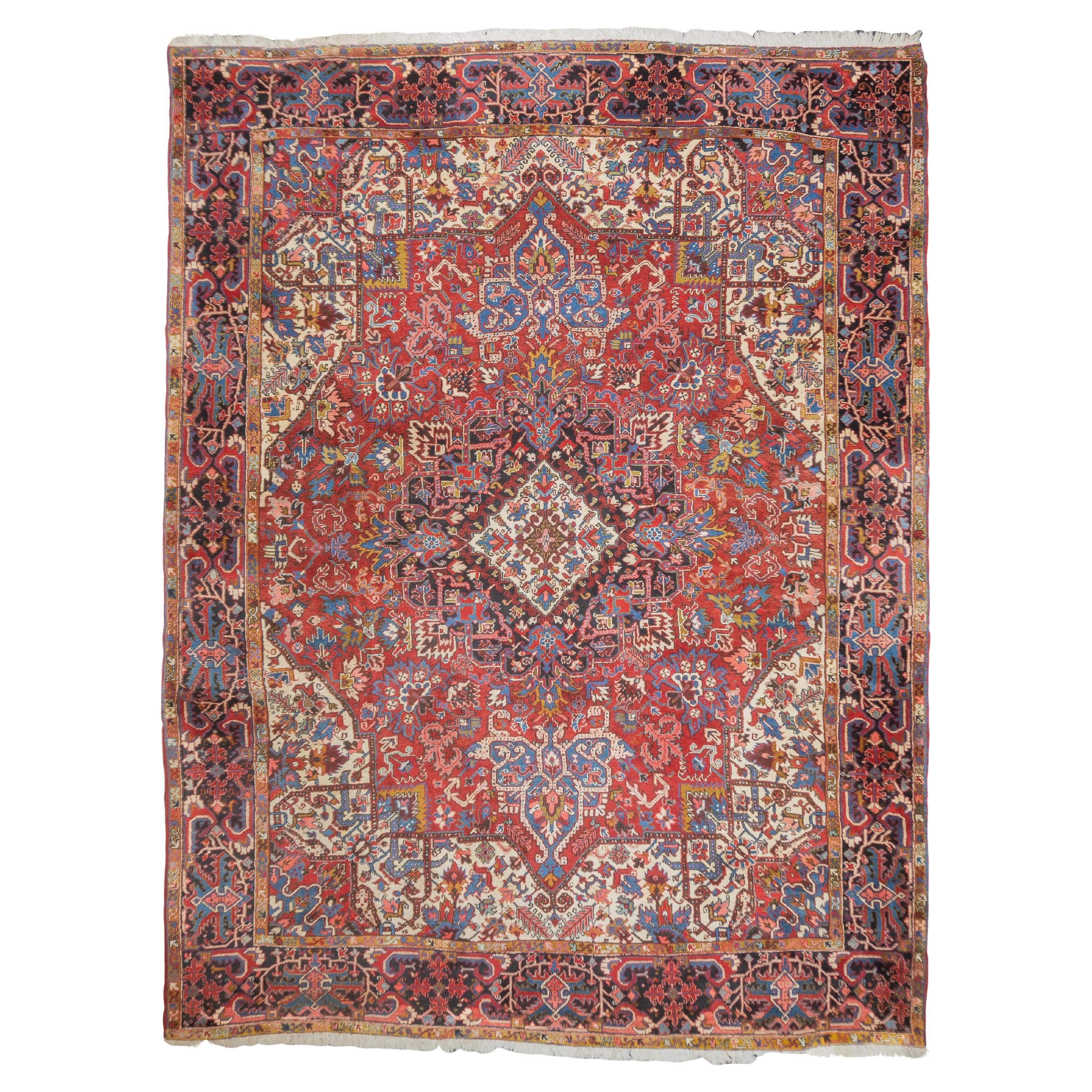 Antique Persian Heriz Rug 9'11'' x 13'3''