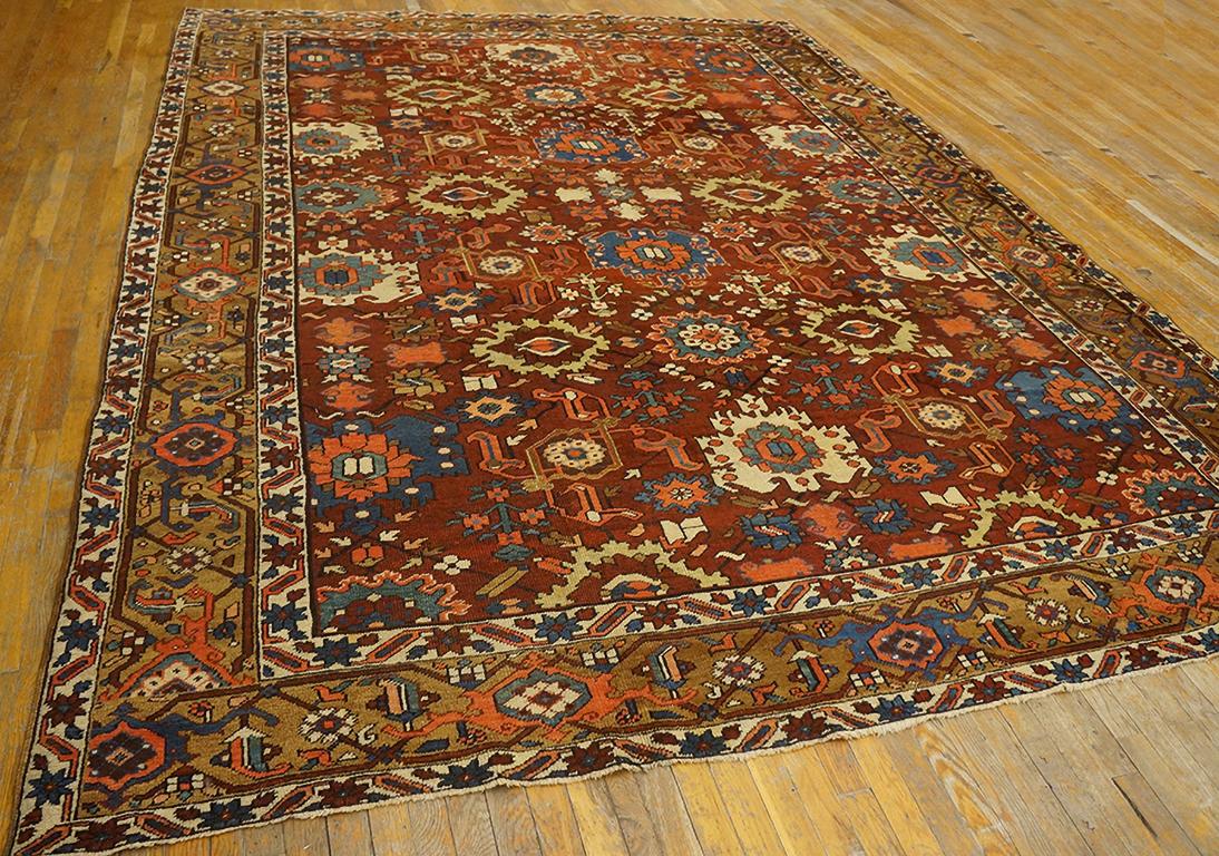 Heriz Serapi Late 19th Century N.W. Persian Heriz Carpet ( 9'3