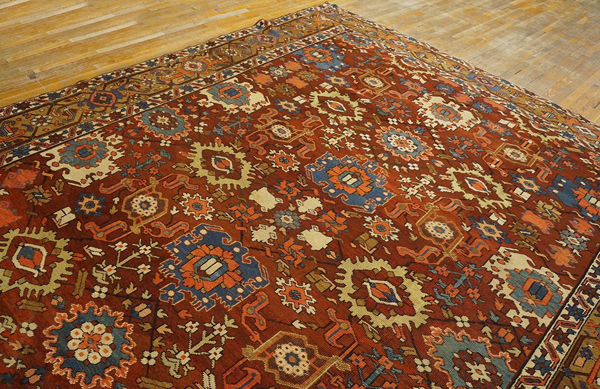 Late 19th Century N.W. Persian Heriz Carpet ( 9'3