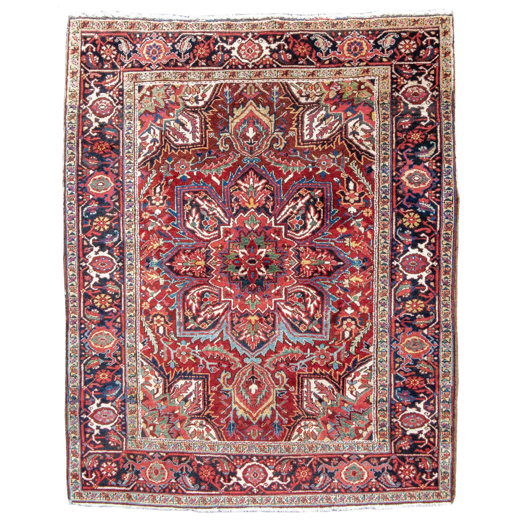 Tapis persan ancien Heriz, vers 1940 en vente