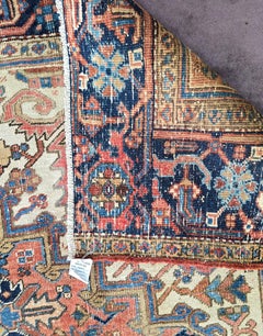 Antique Persian Heriz Rug Circa 1910