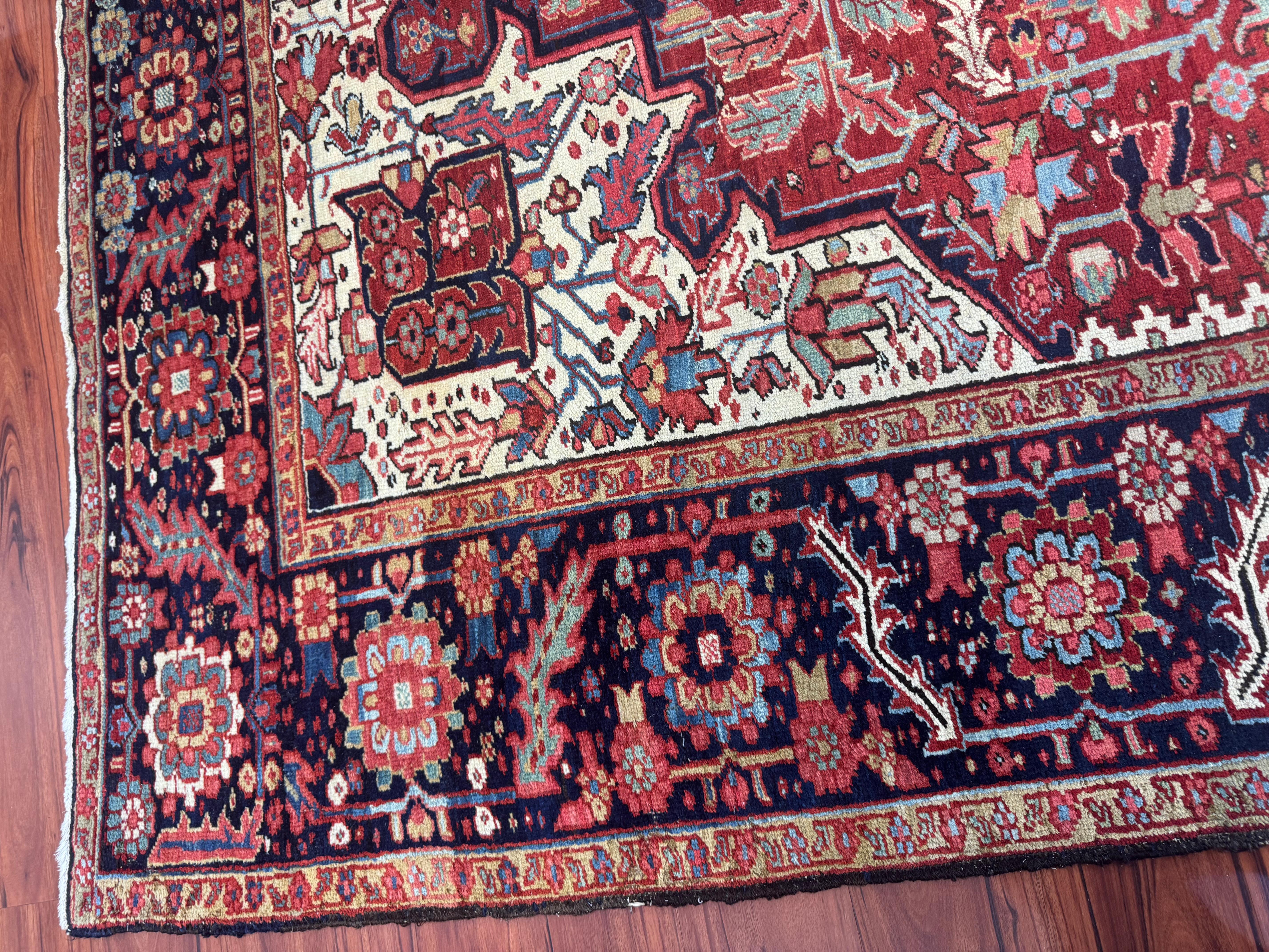 Antique Persian Heriz Rug For Sale 3