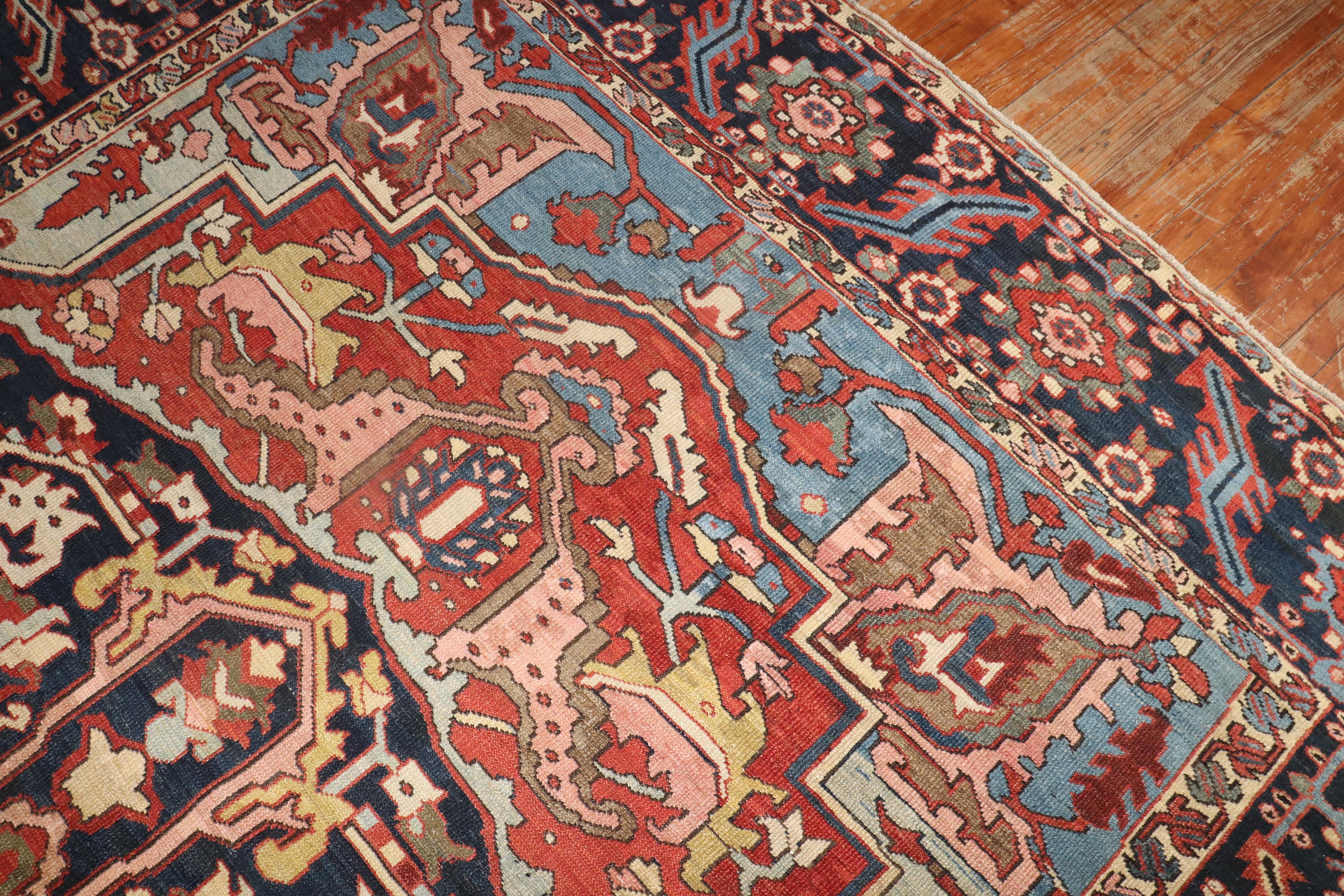 Antique Persian Heriz Rug For Sale 2