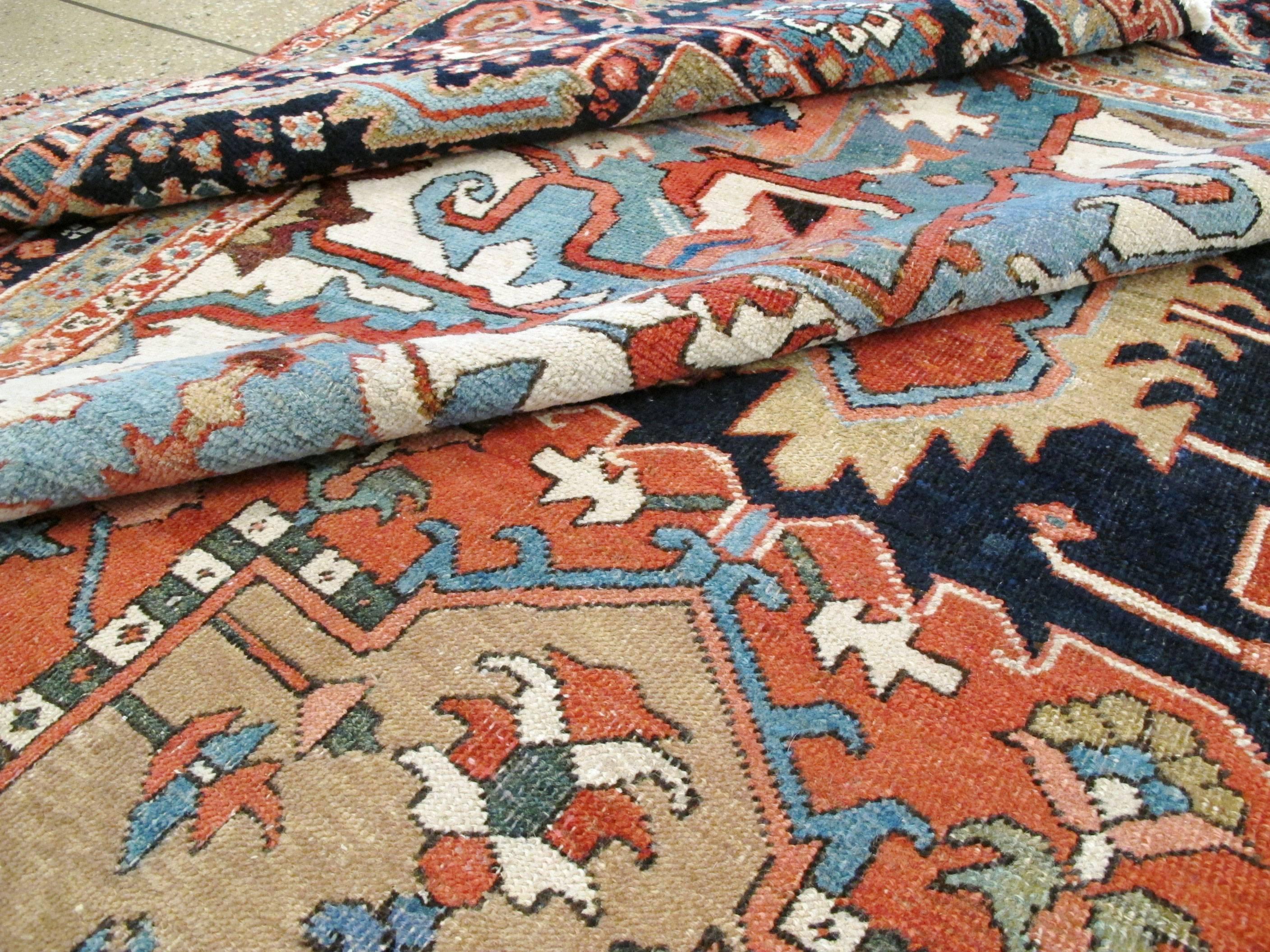 Antiker persischer Heriz-Teppich 3