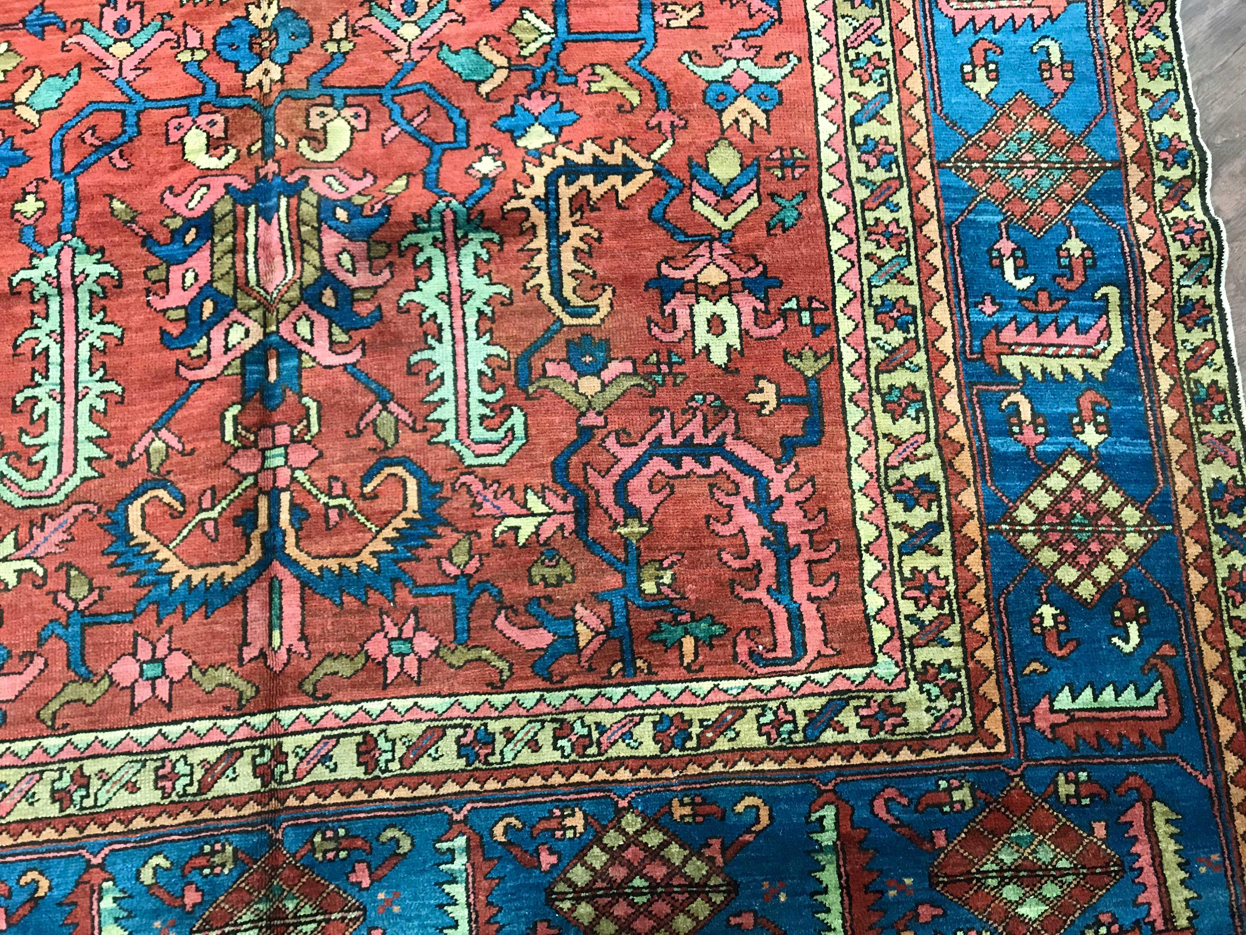 Antique Persian Heriz Rug 5