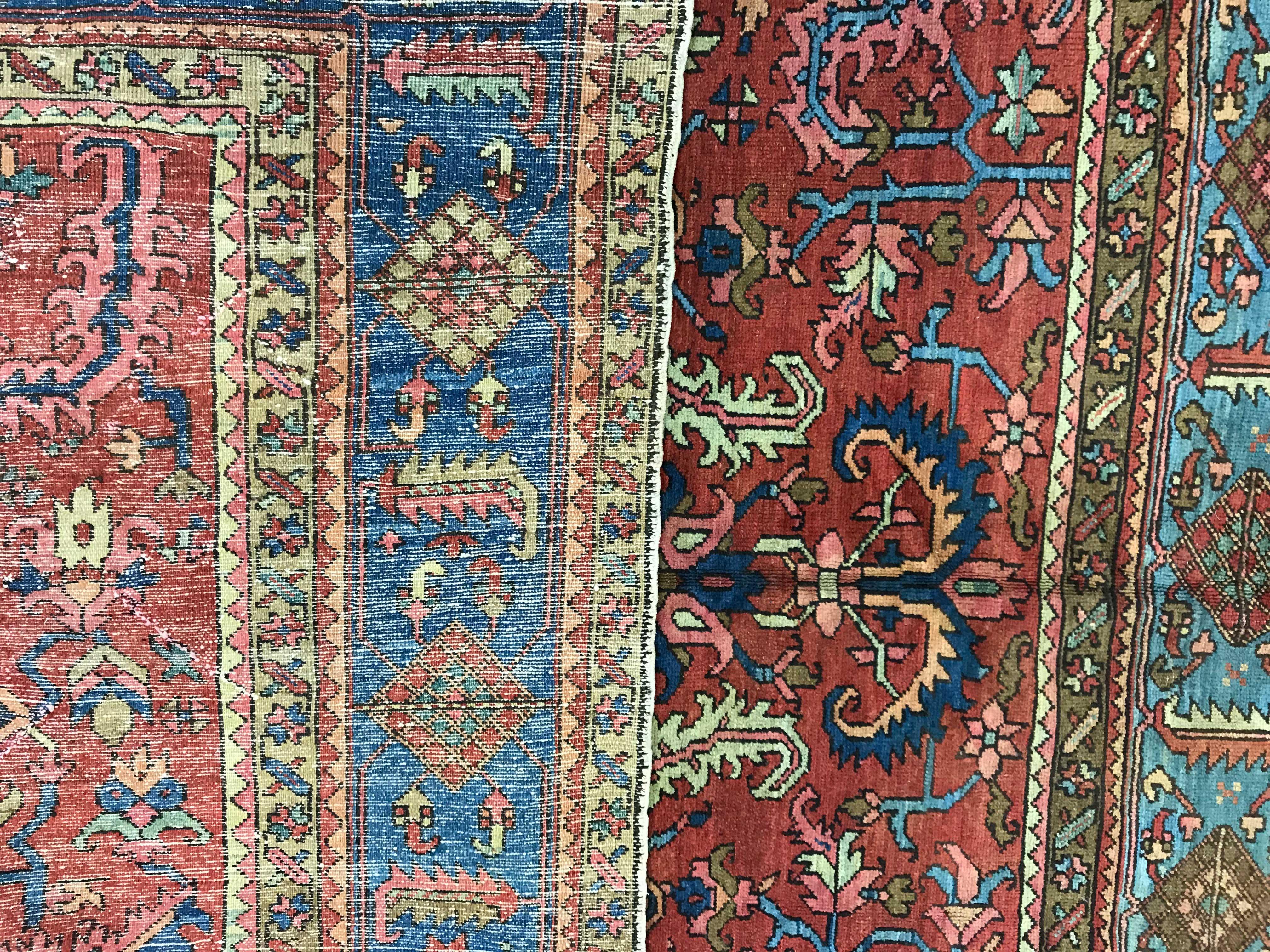 Antique Persian Heriz Rug 7