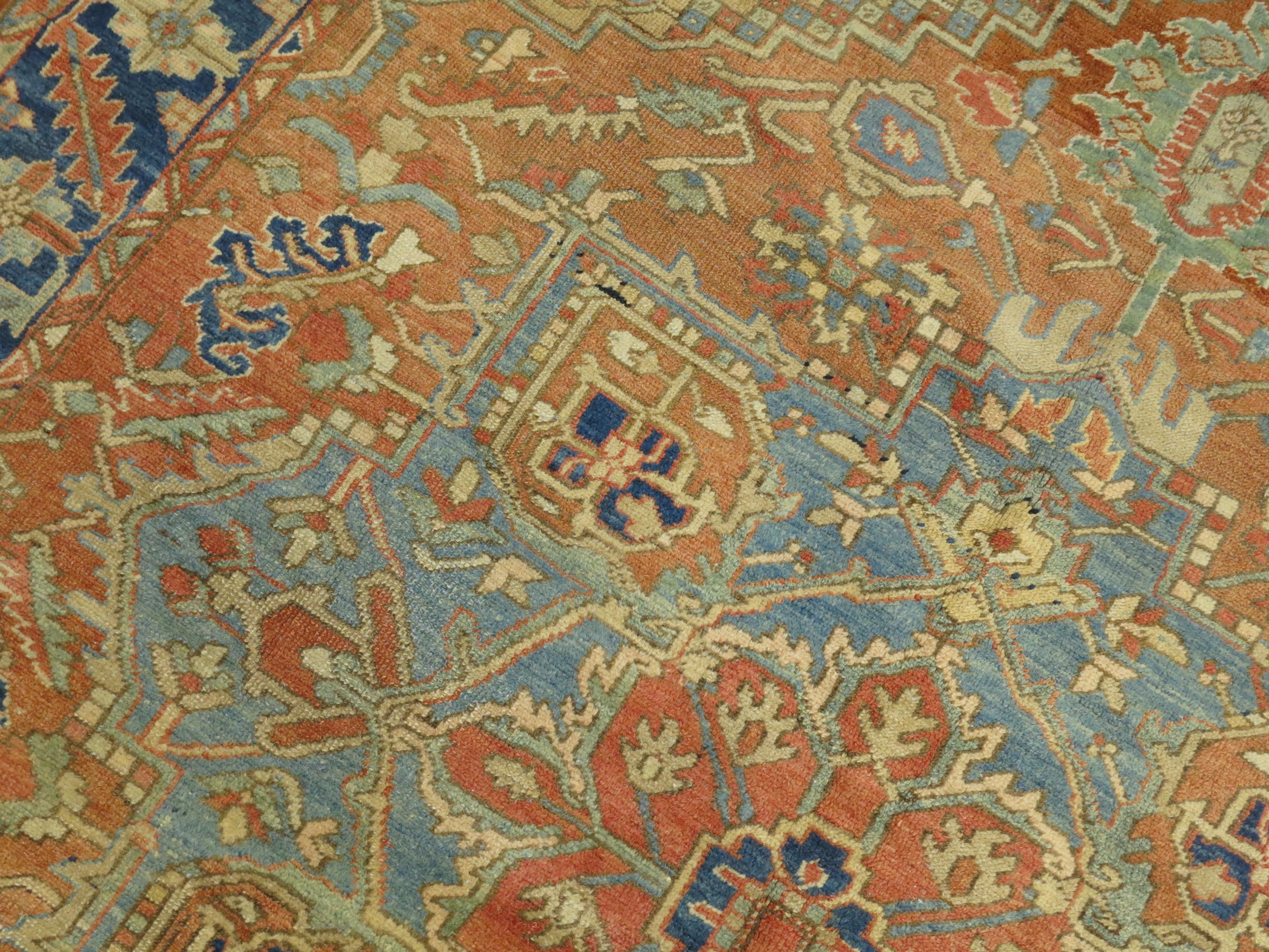 Serapi Antique Persian Heriz Rug