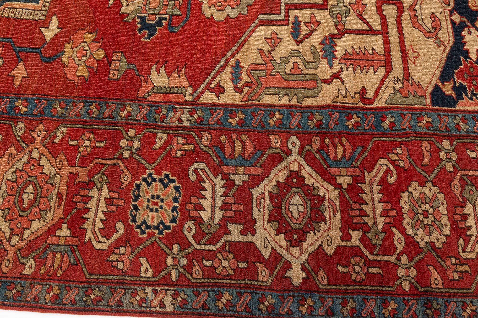 Antique Persian Heriz Rug For Sale 1