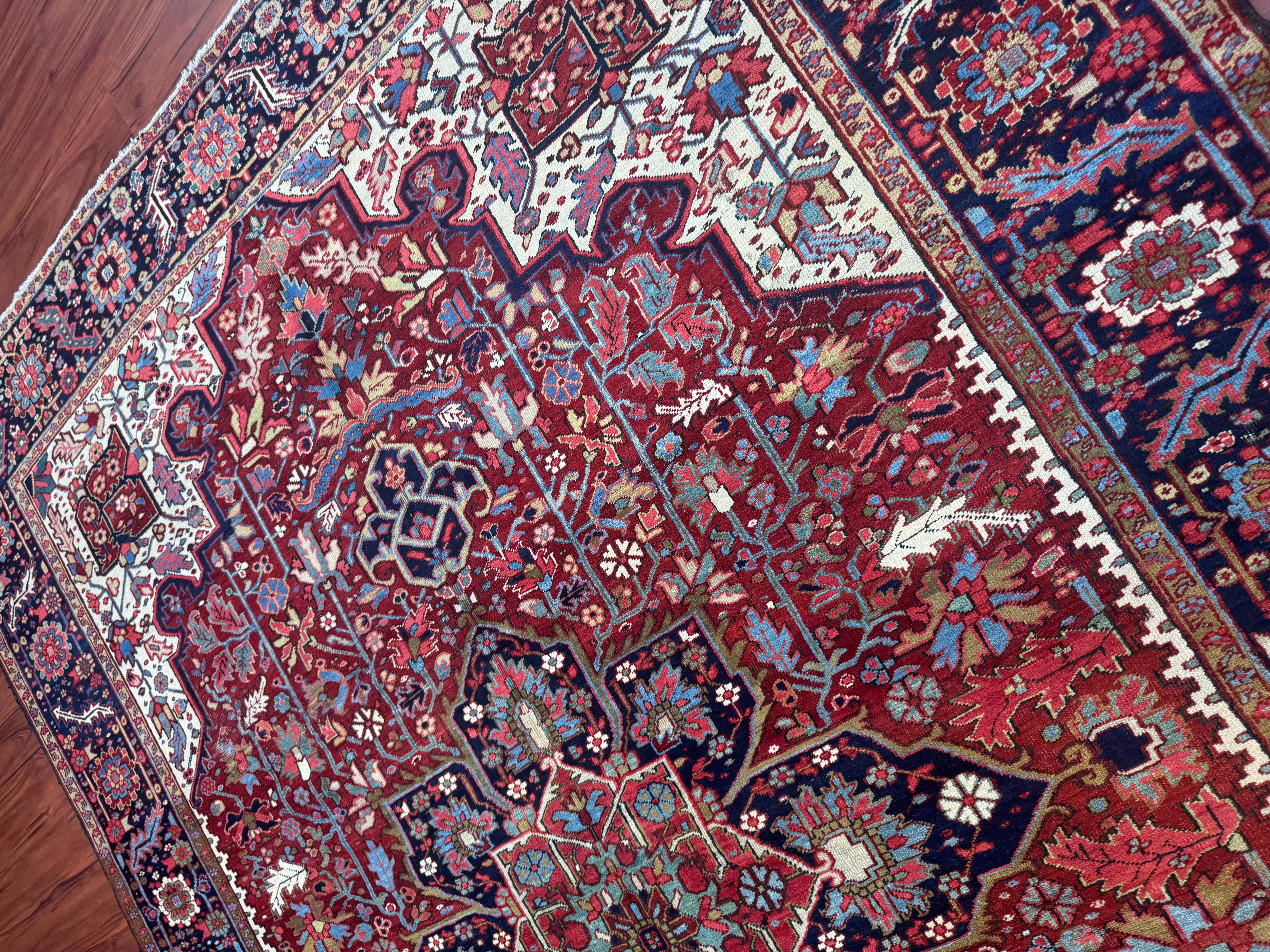 Antique Persian Heriz Rug For Sale 2