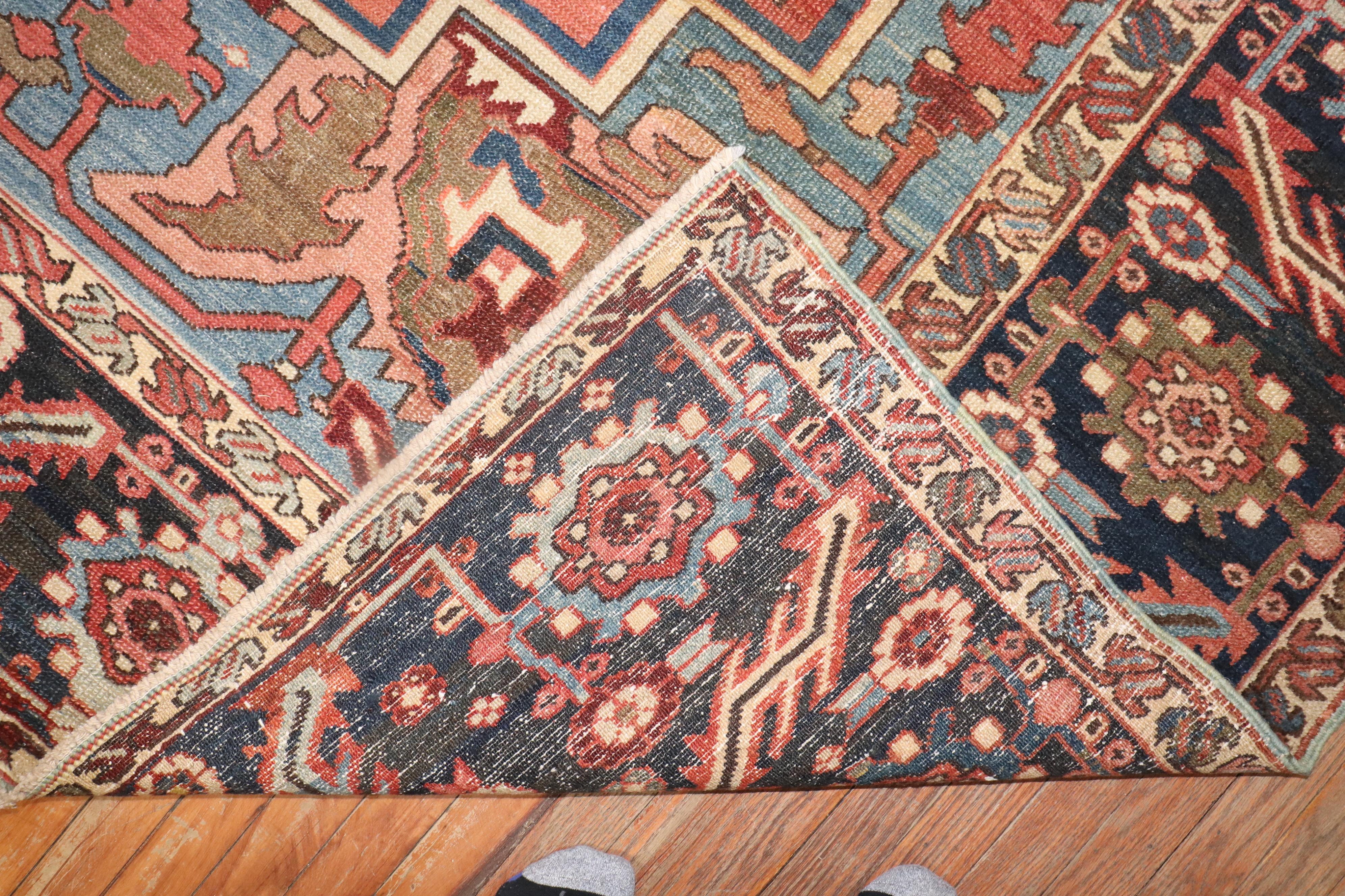 Antique Persian Heriz Rug For Sale 1