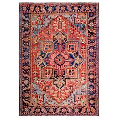 Antique Persian Heriz (Karajeh) Carpet