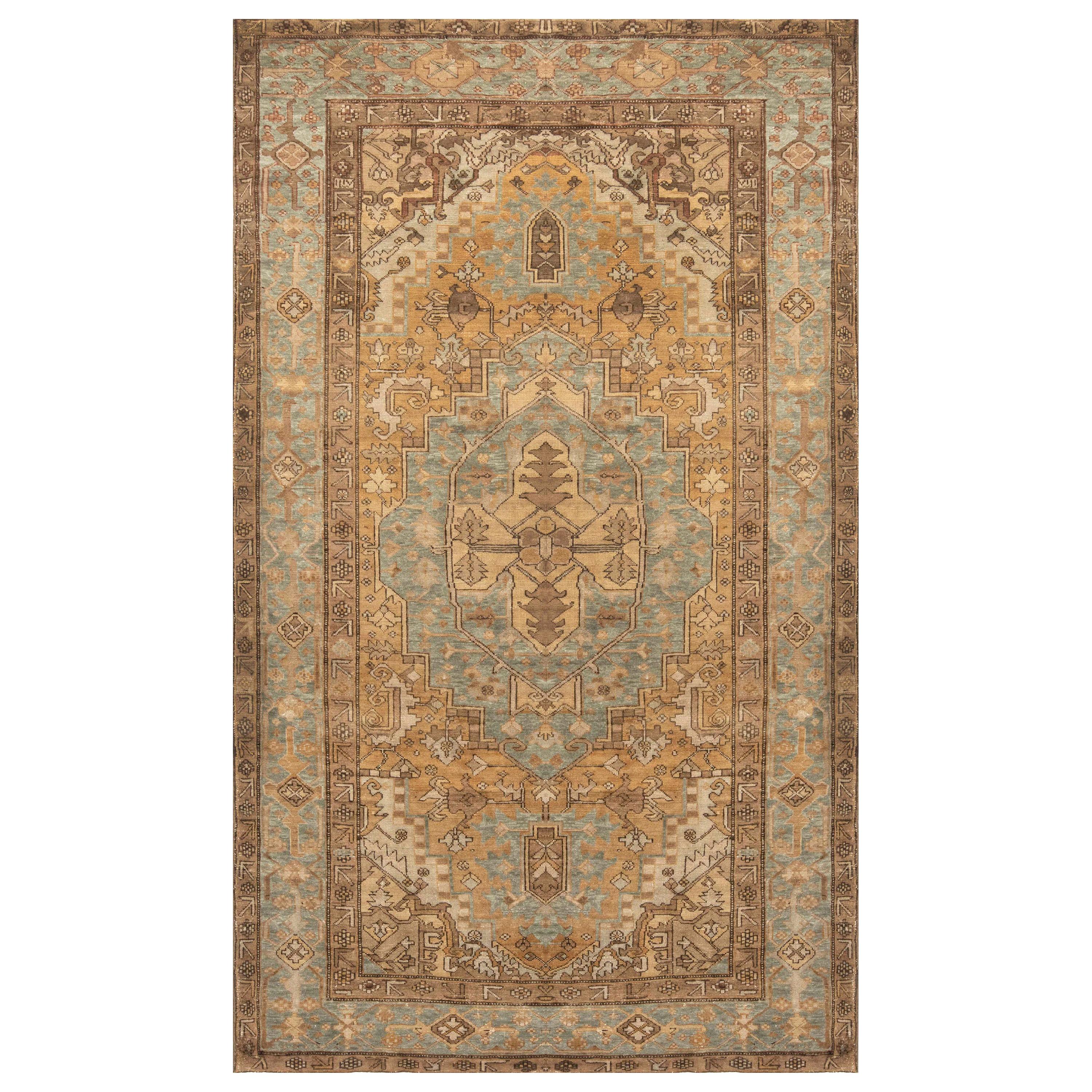Antique Persian Heriz Serapi Rug at 1stDibs