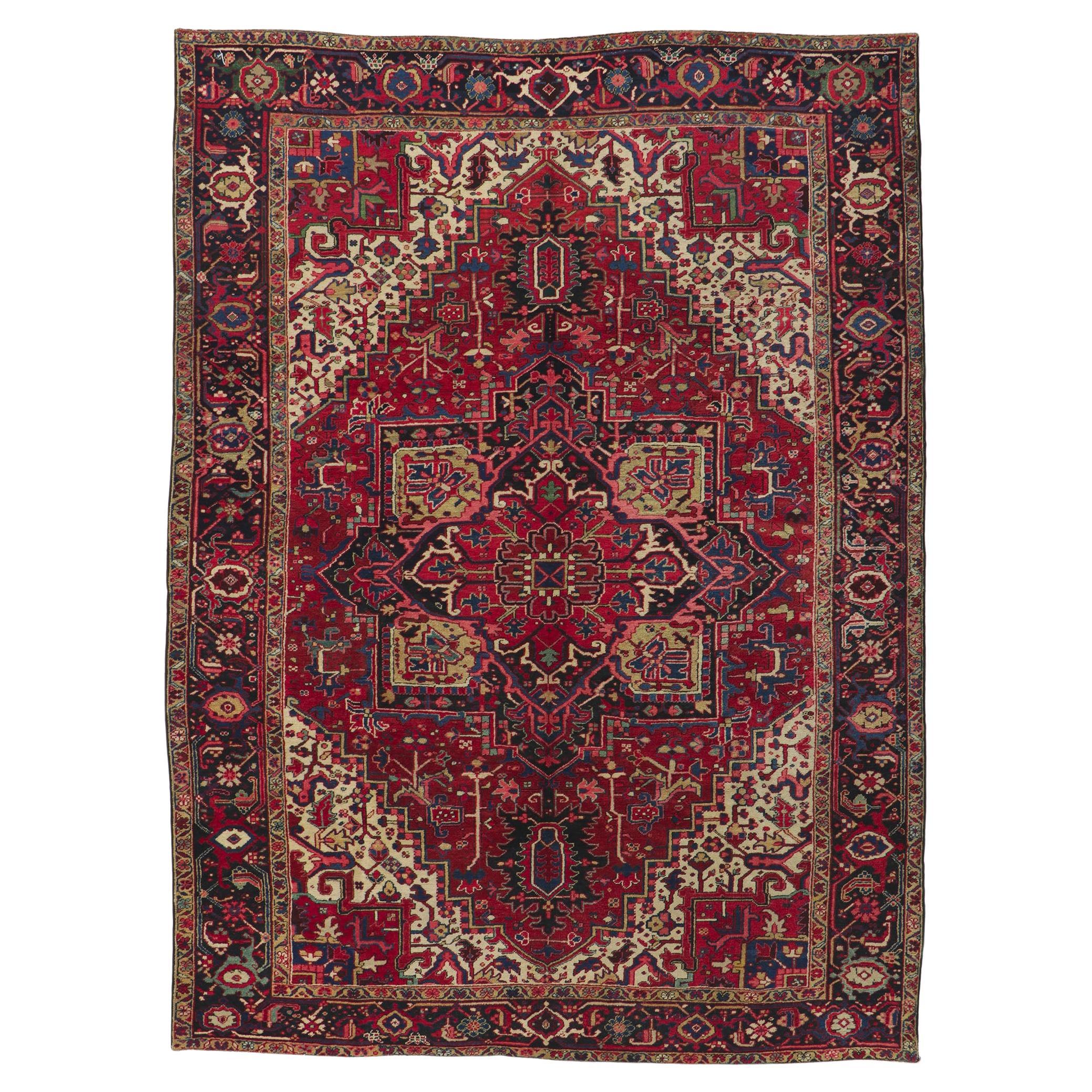 Tapis persan ancien Heriz en vente